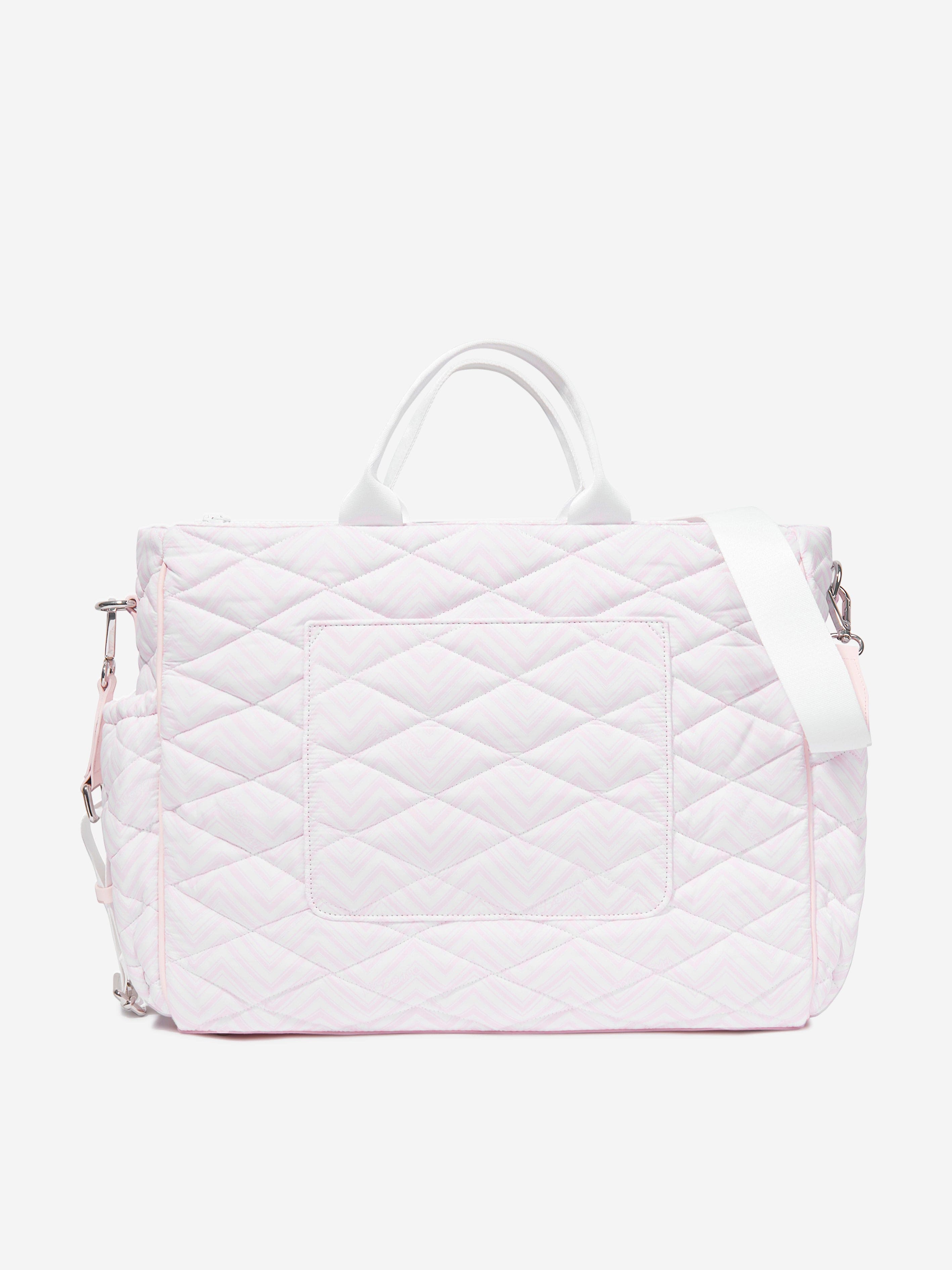 Missoni Baby Girls Zigzag Changing Bag in Pink (40cm)