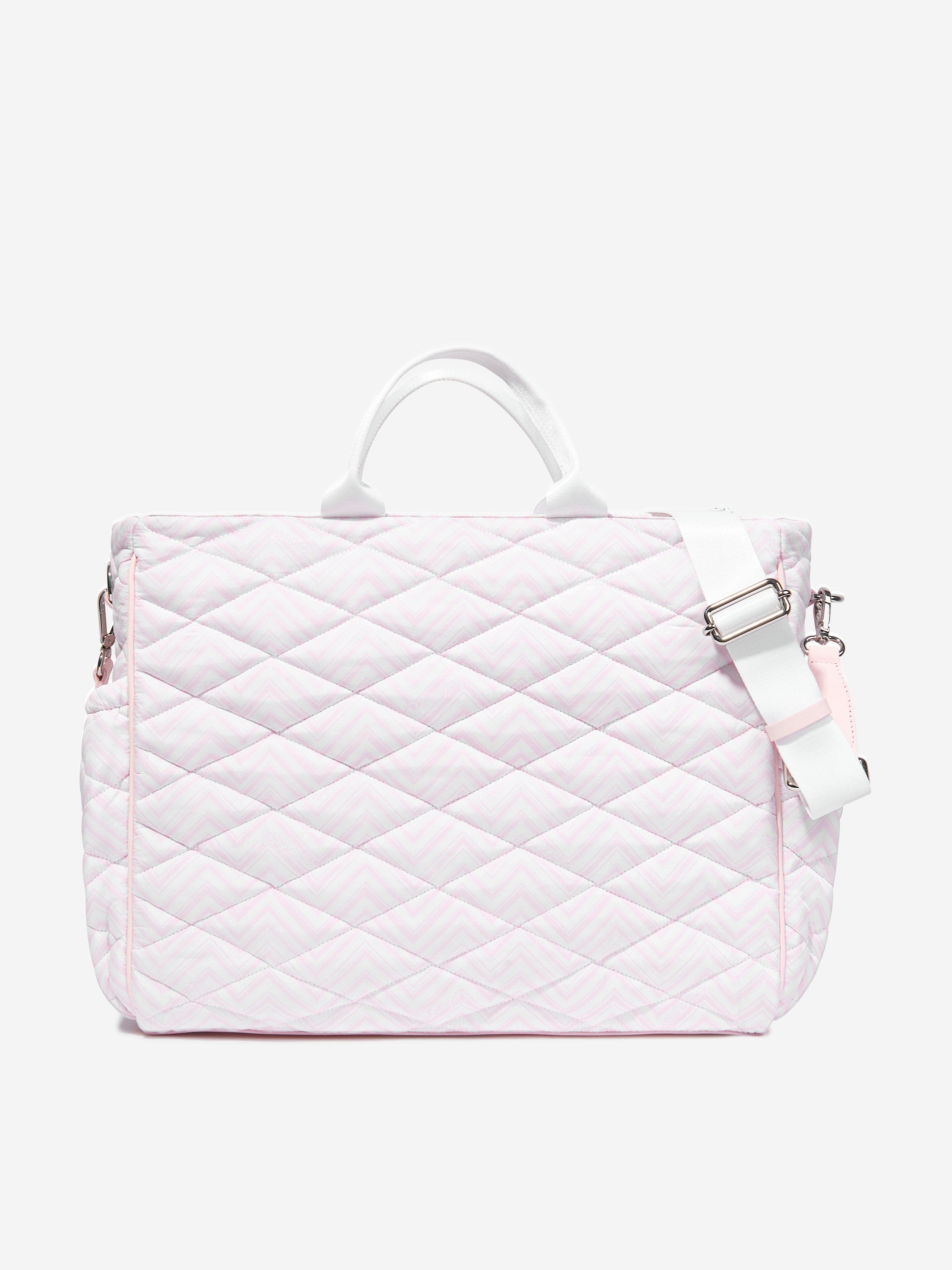 Missoni Baby Girls Zigzag Changing Bag in Pink (40cm)