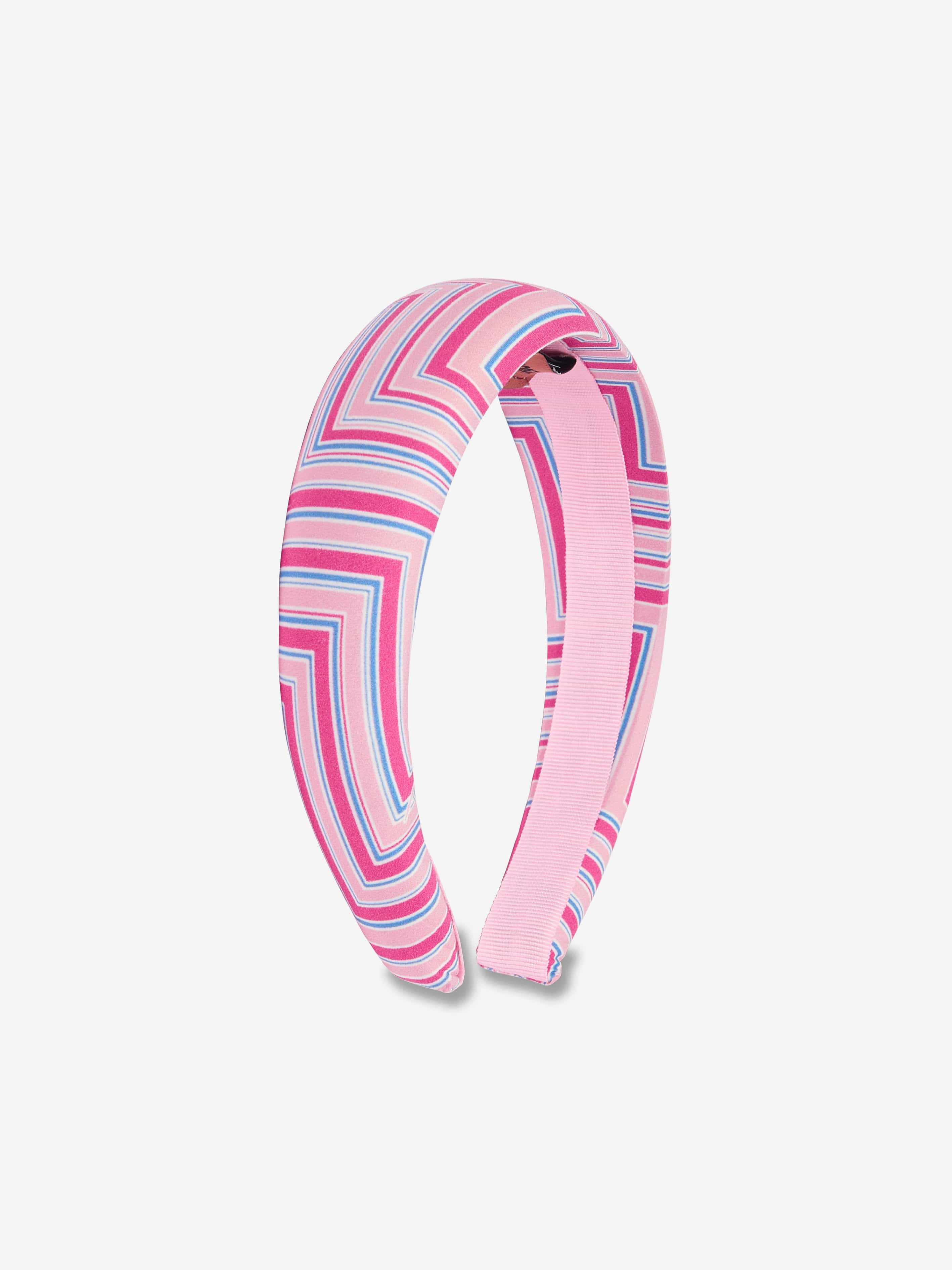 Missoni Girls Zigzag Headband in Pink