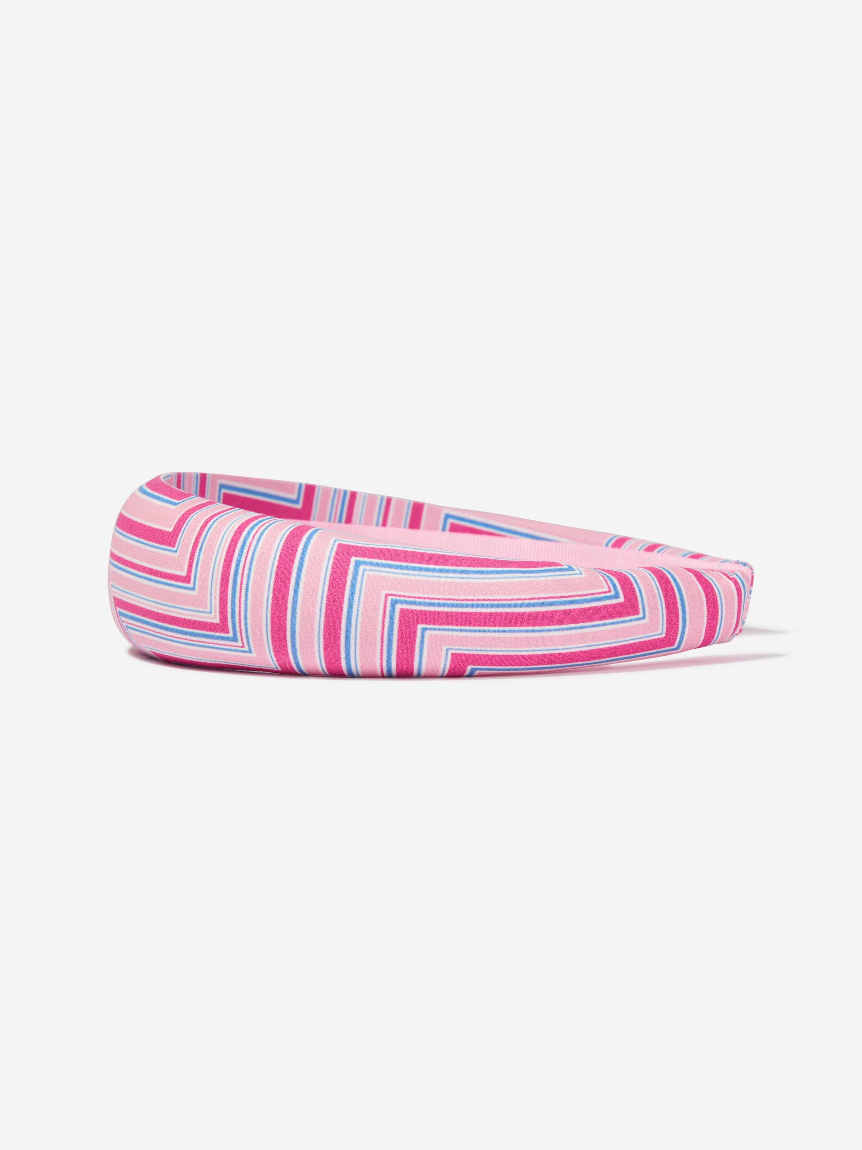 Missoni Girls Zigzag Headband in Pink