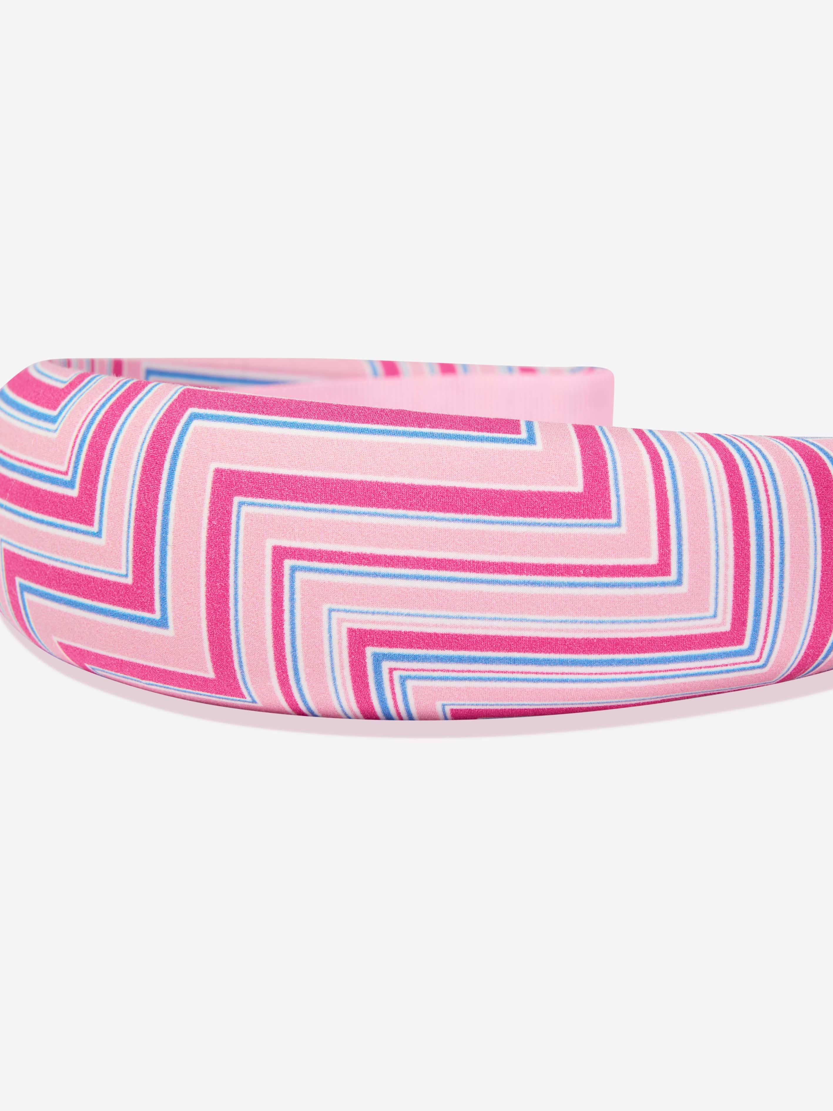 Missoni Girls Zigzag Headband in Pink