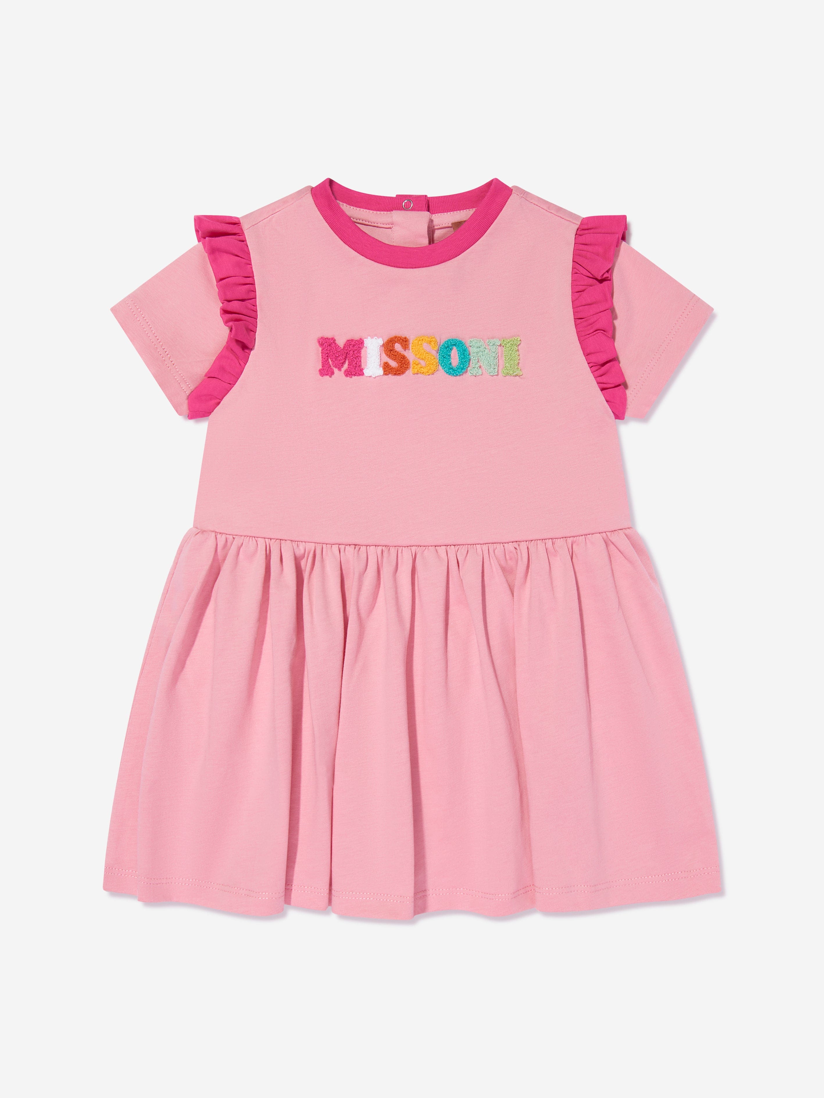 Missoni Baby Girls Dress With Knickers in Pink