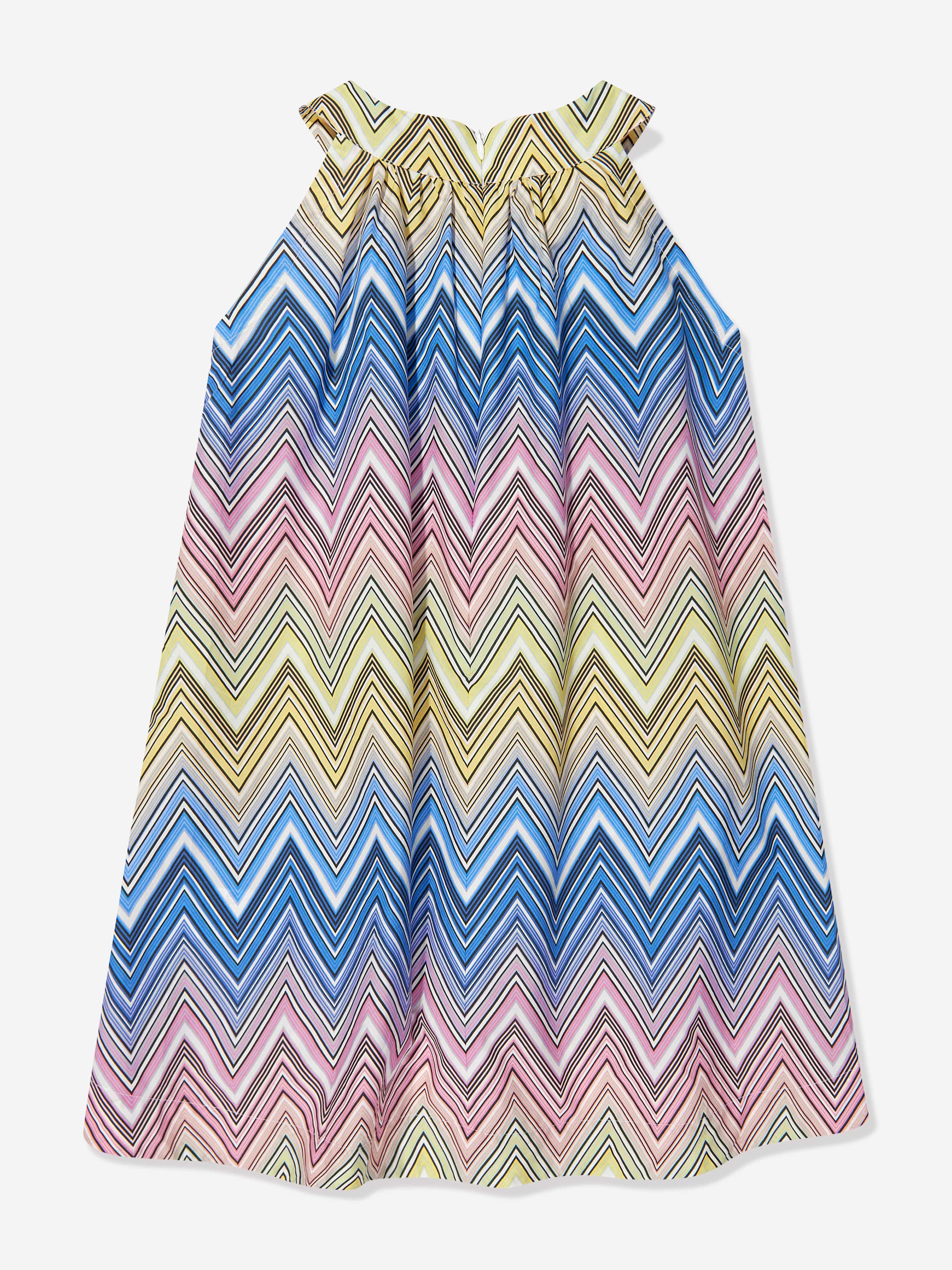 Missoni Girls Zigzag Swing Dress in Multicolour