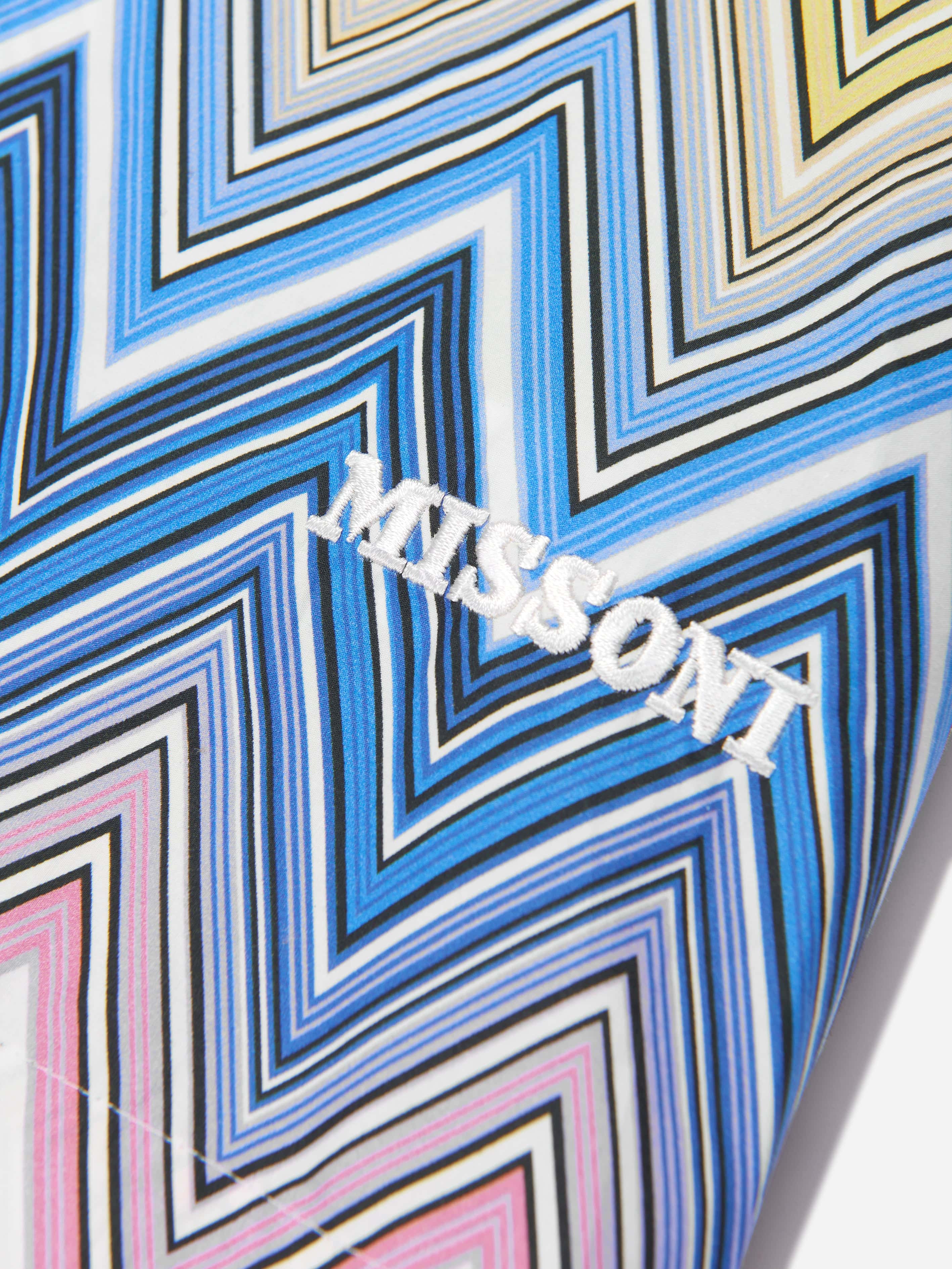 Missoni Girls Zigzag Swing Dress in Multicolour