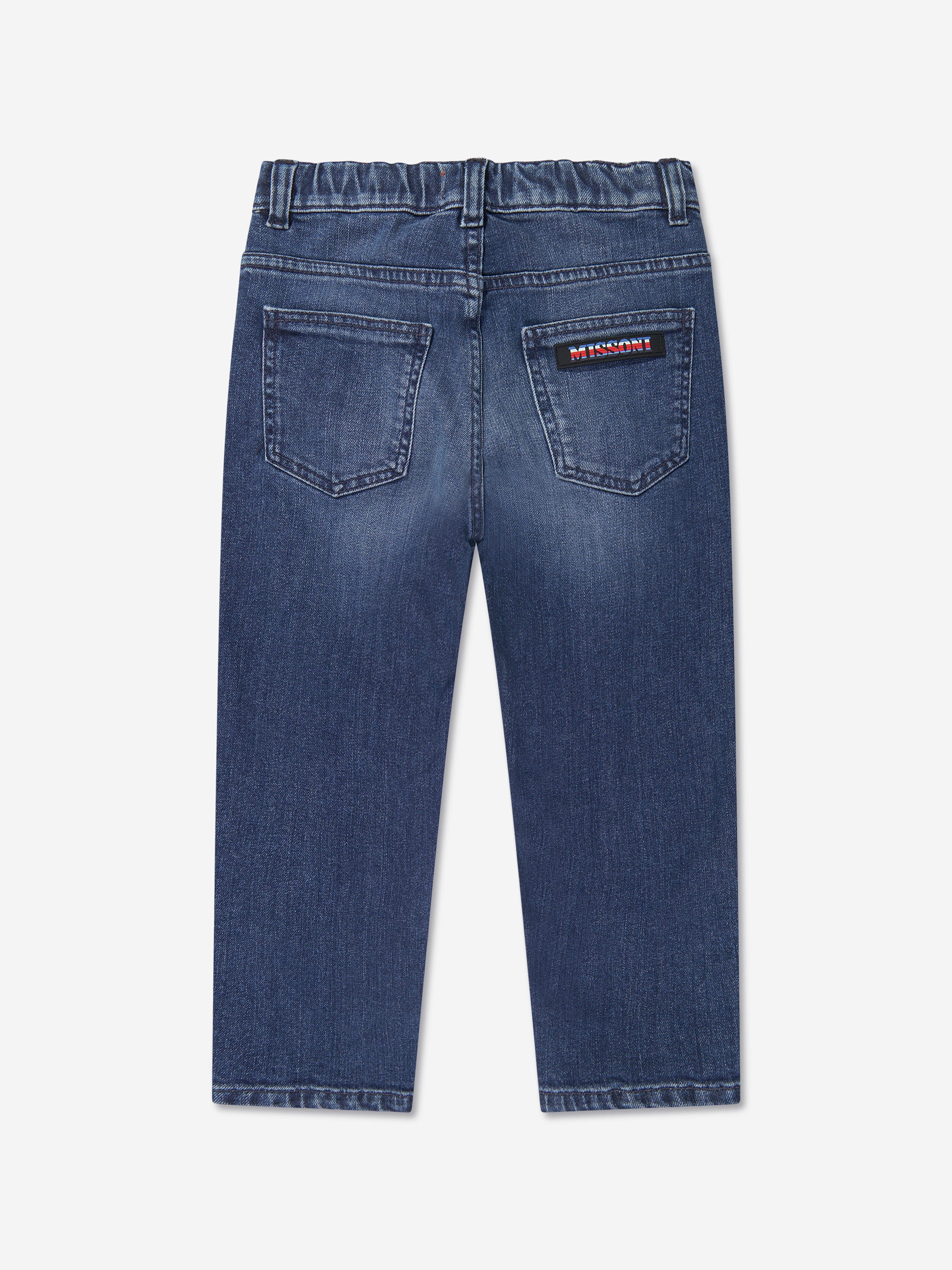 Missoni Boys Slim Fit Jeans in Blue