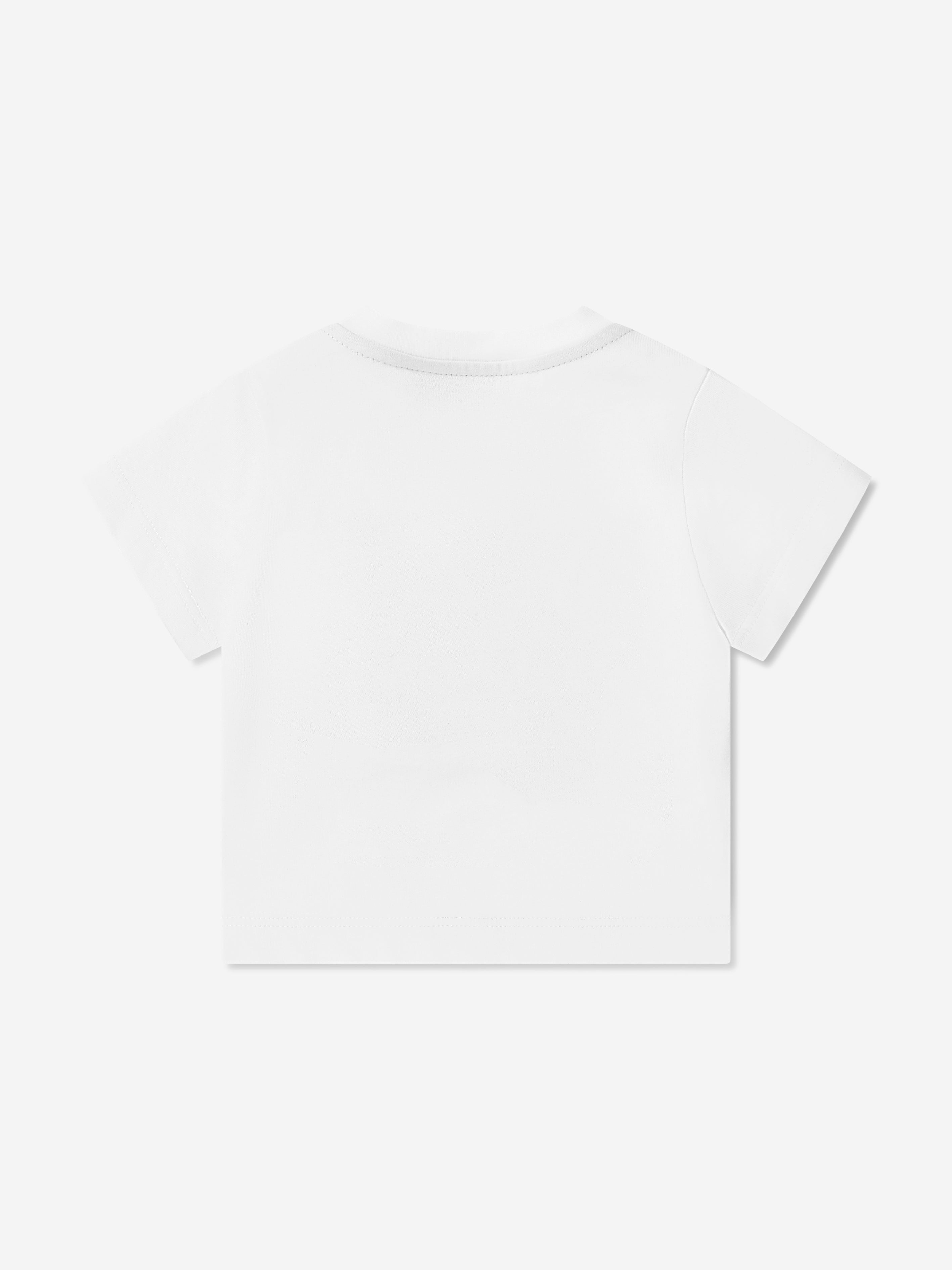 Missoni Baby Boys Zigzag Logo T-Shirt in White