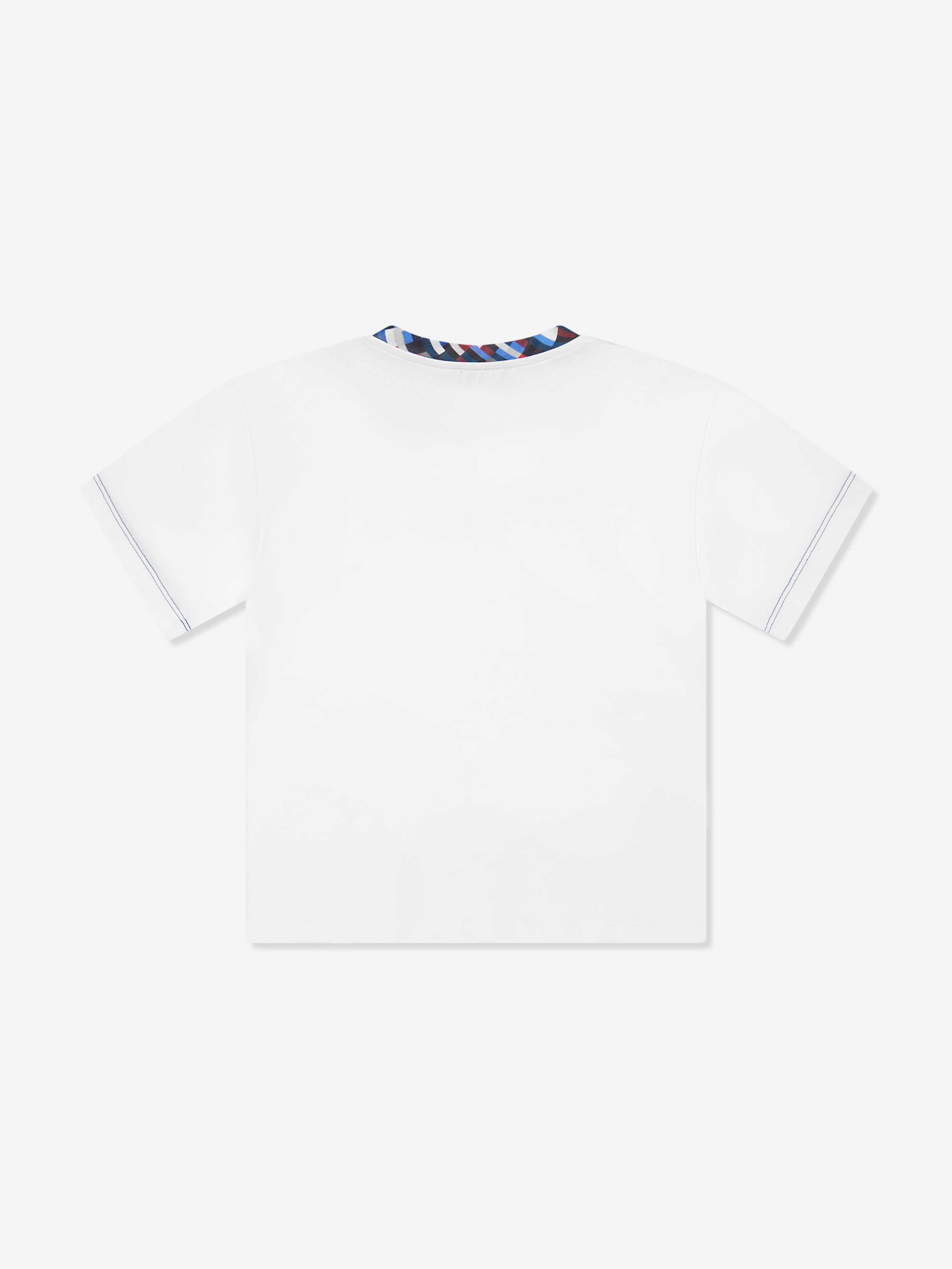 Missoni Boys Pixel Logo T-Shirt in White