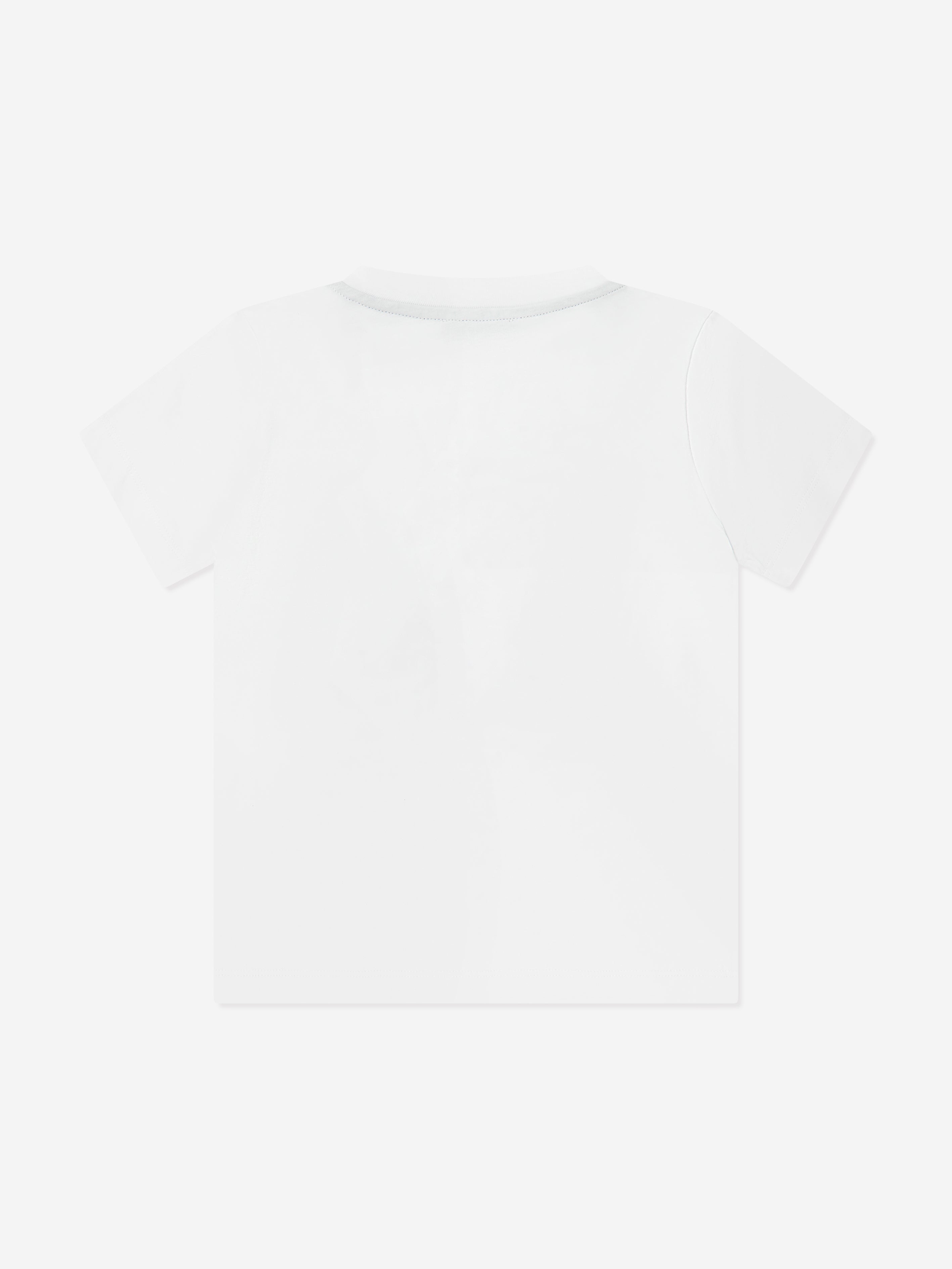 Missoni Boys Zigzag Logo T-Shirt in White