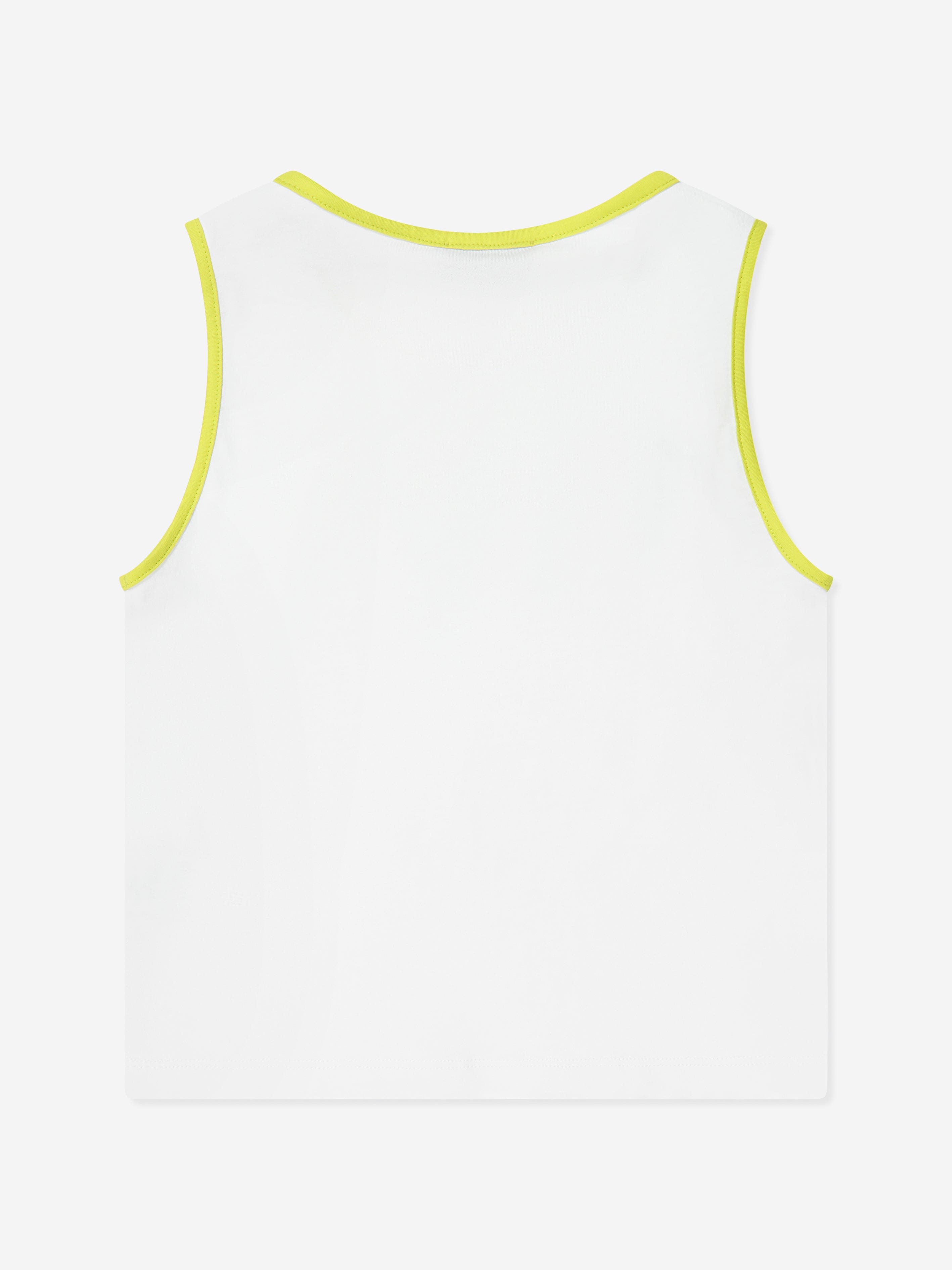 Missoni Boys Logo Sleeveless Top in White