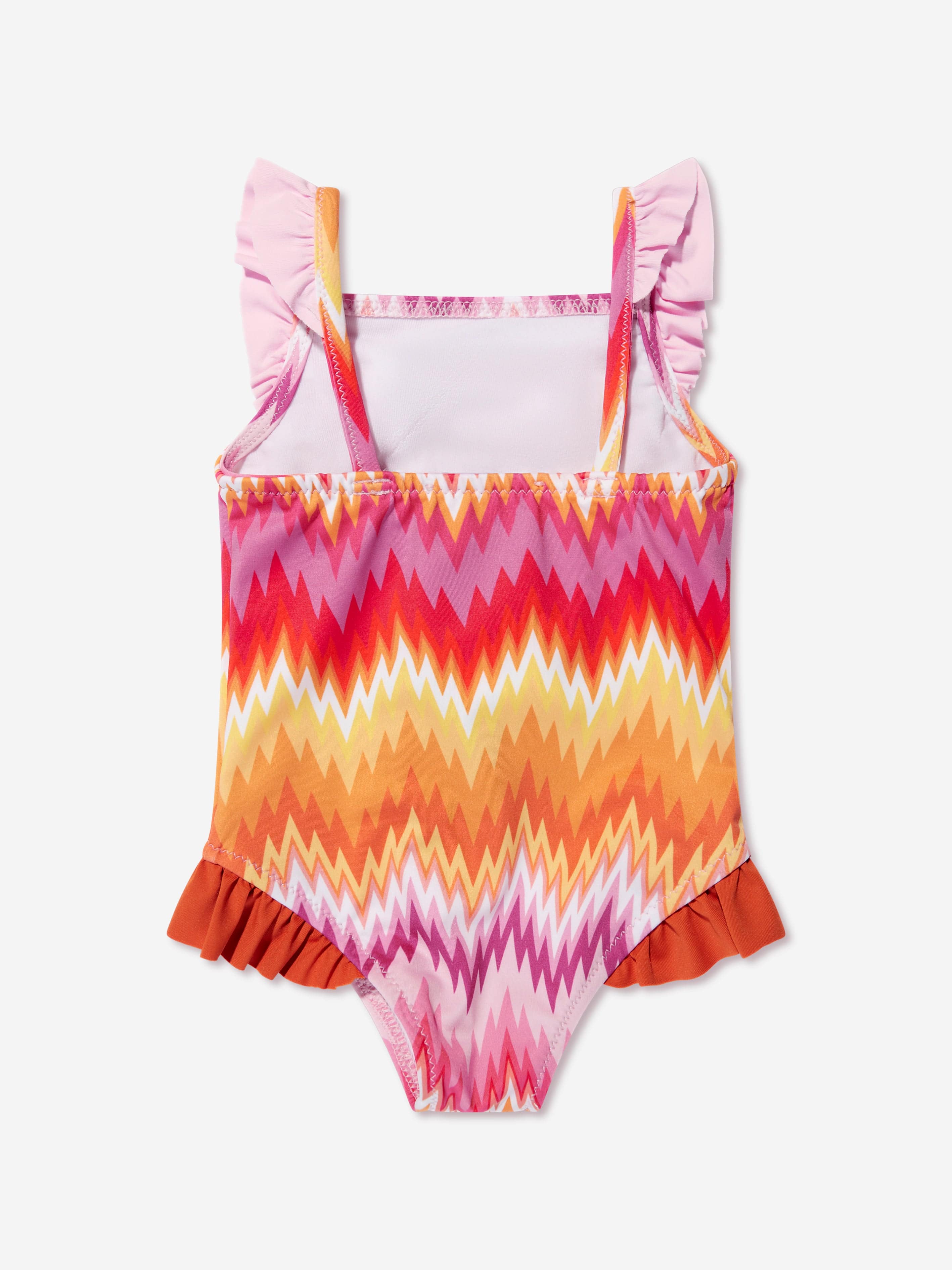 Missoni Baby Girls Zigzag Swimsuit in Multicolour