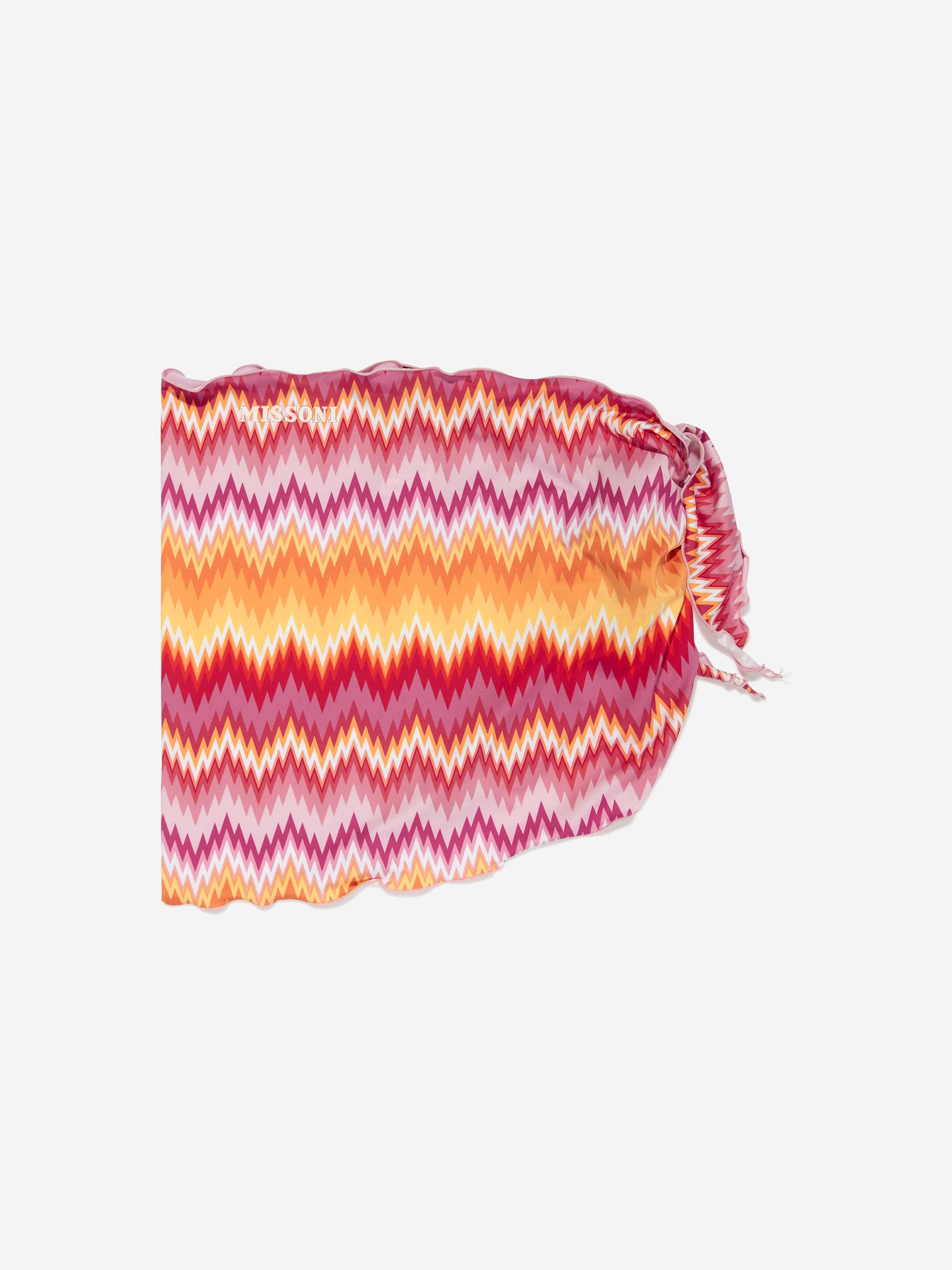 Missoni Girls Zigzag Sarong in Multicolour