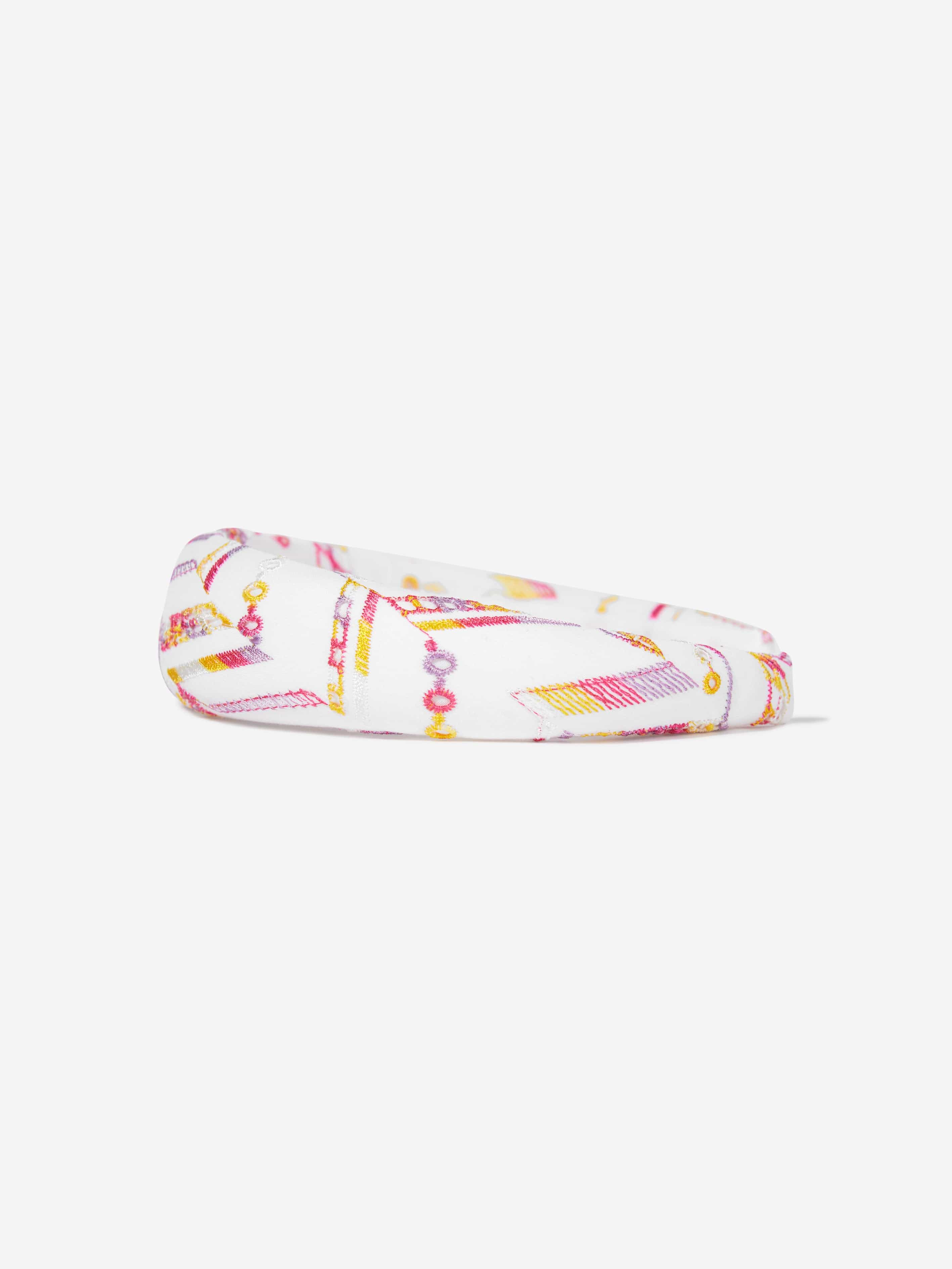 Missoni Girls Cotton Headband in White