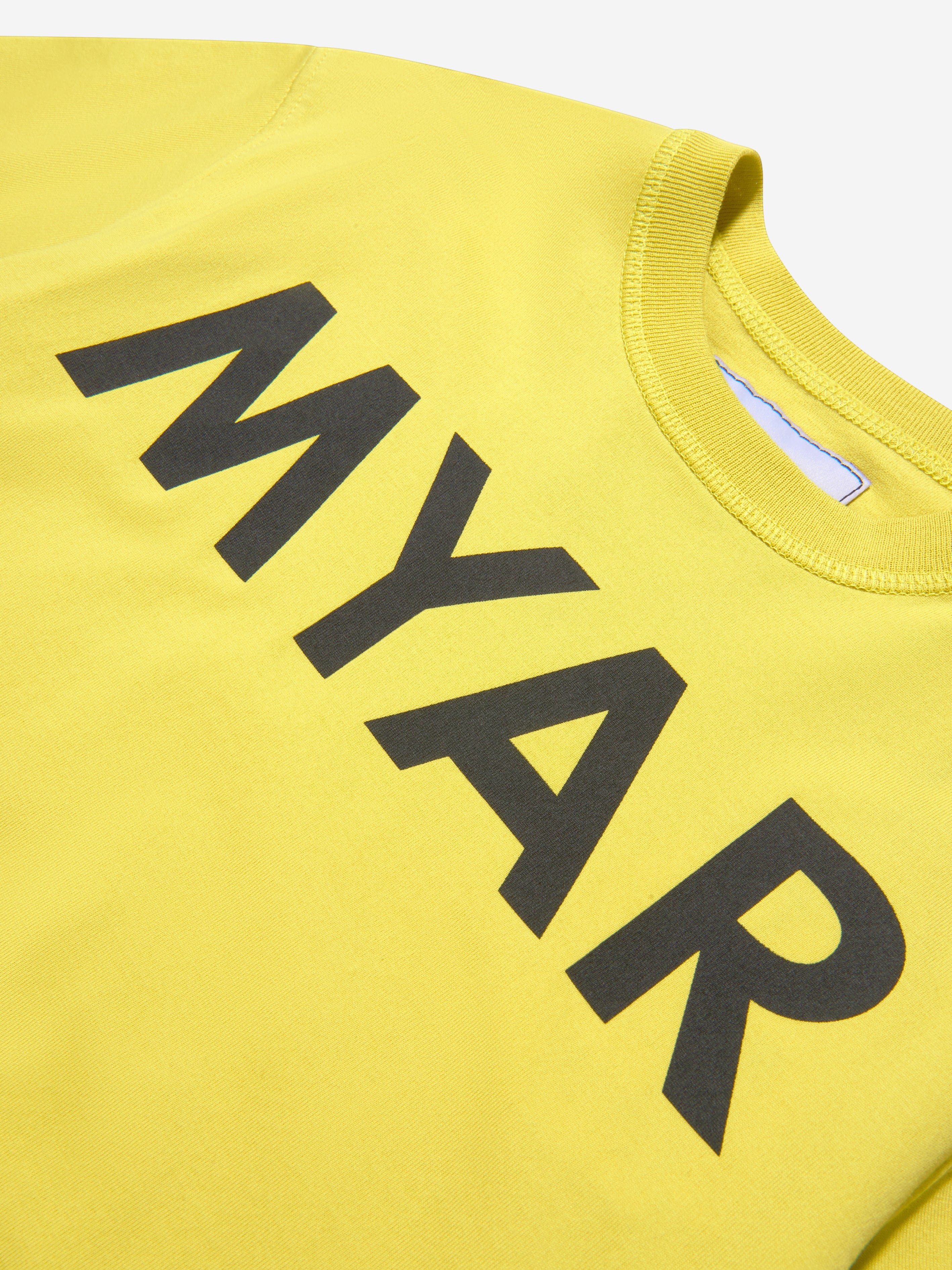 Myar Boys Cotton Logo Print T-Shirt