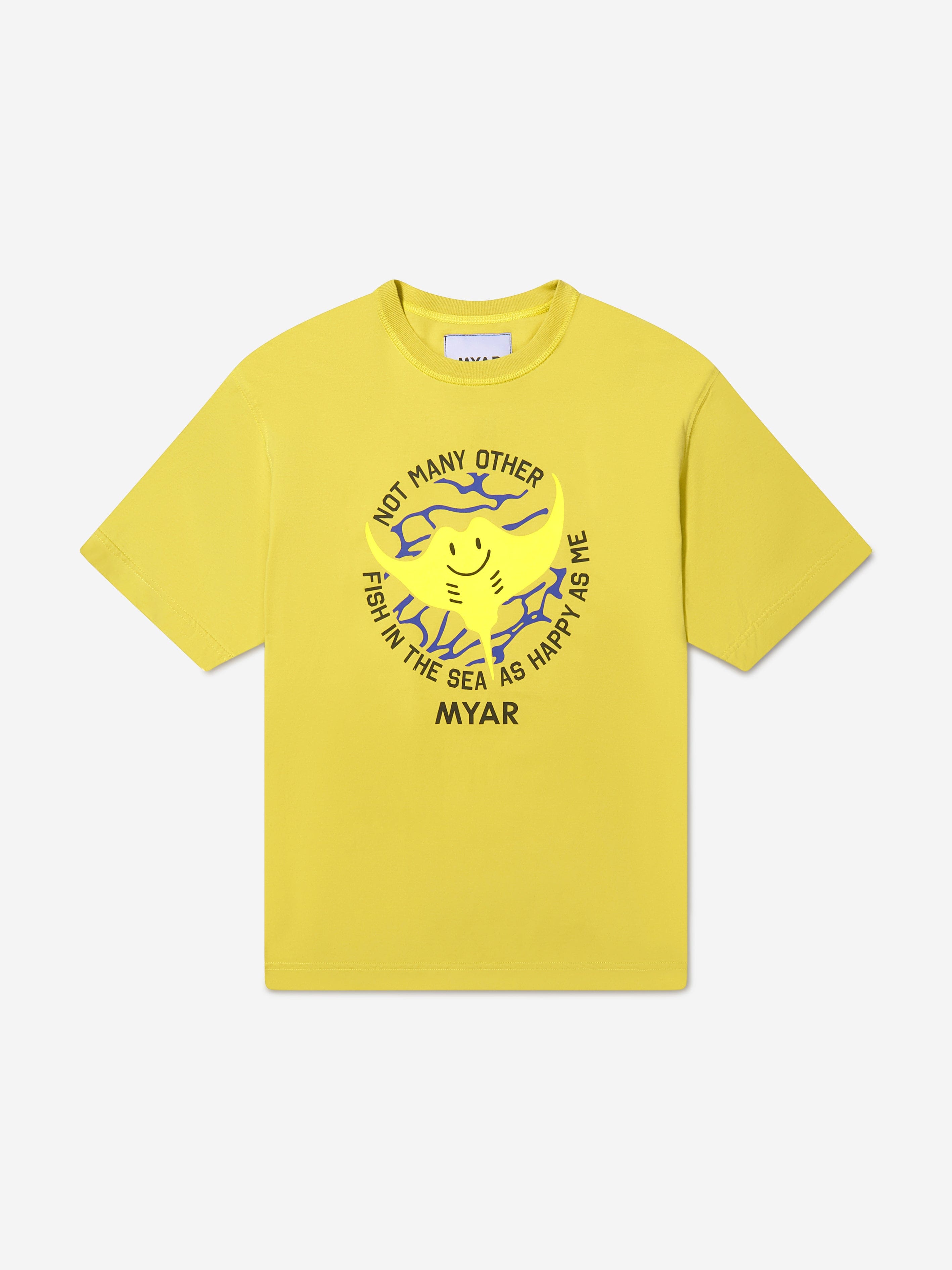 Myar Boys Cotton Fish Print T-Shirt