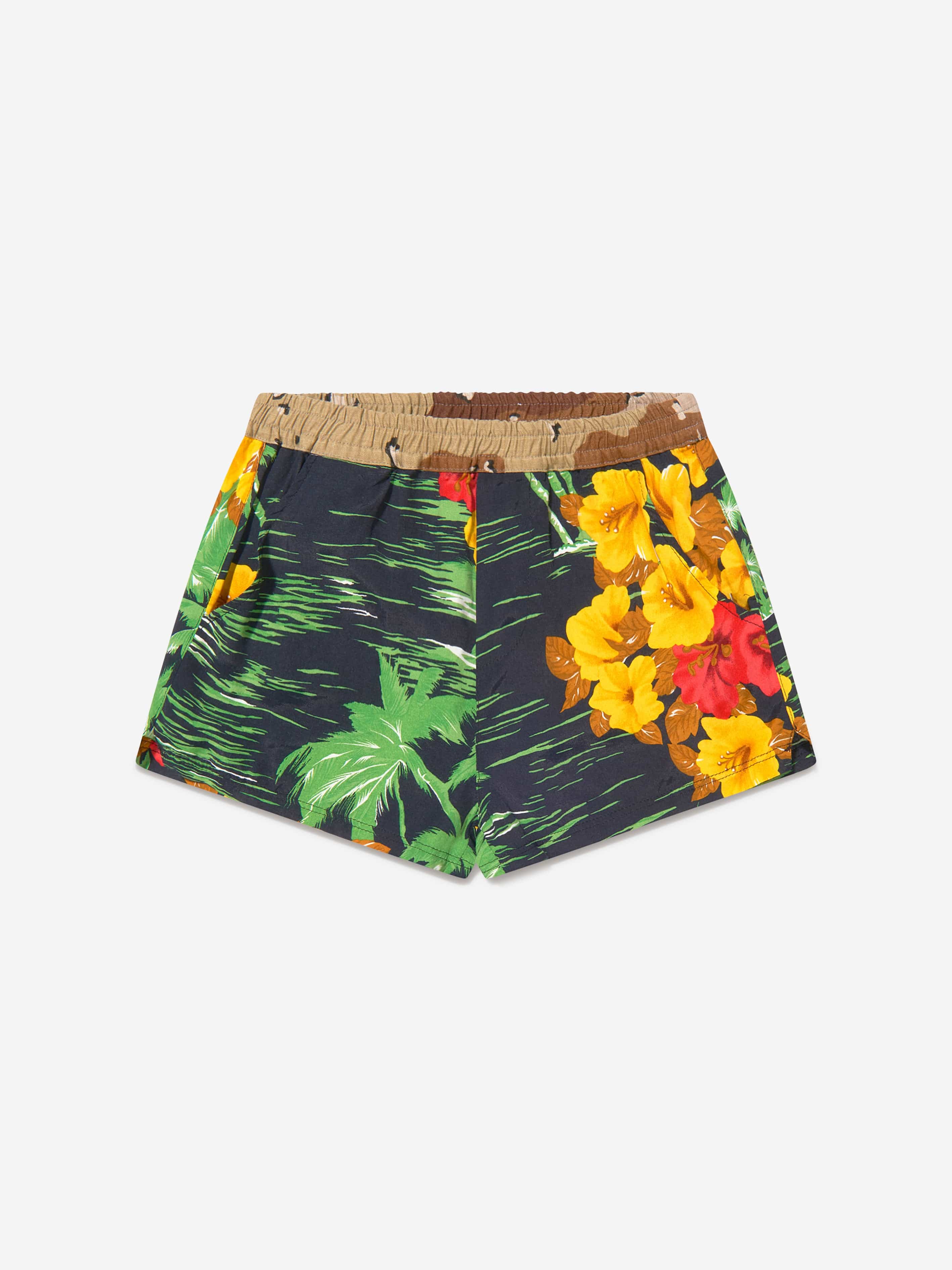 Myar Boys Cotton Hawaiian Print Shorts