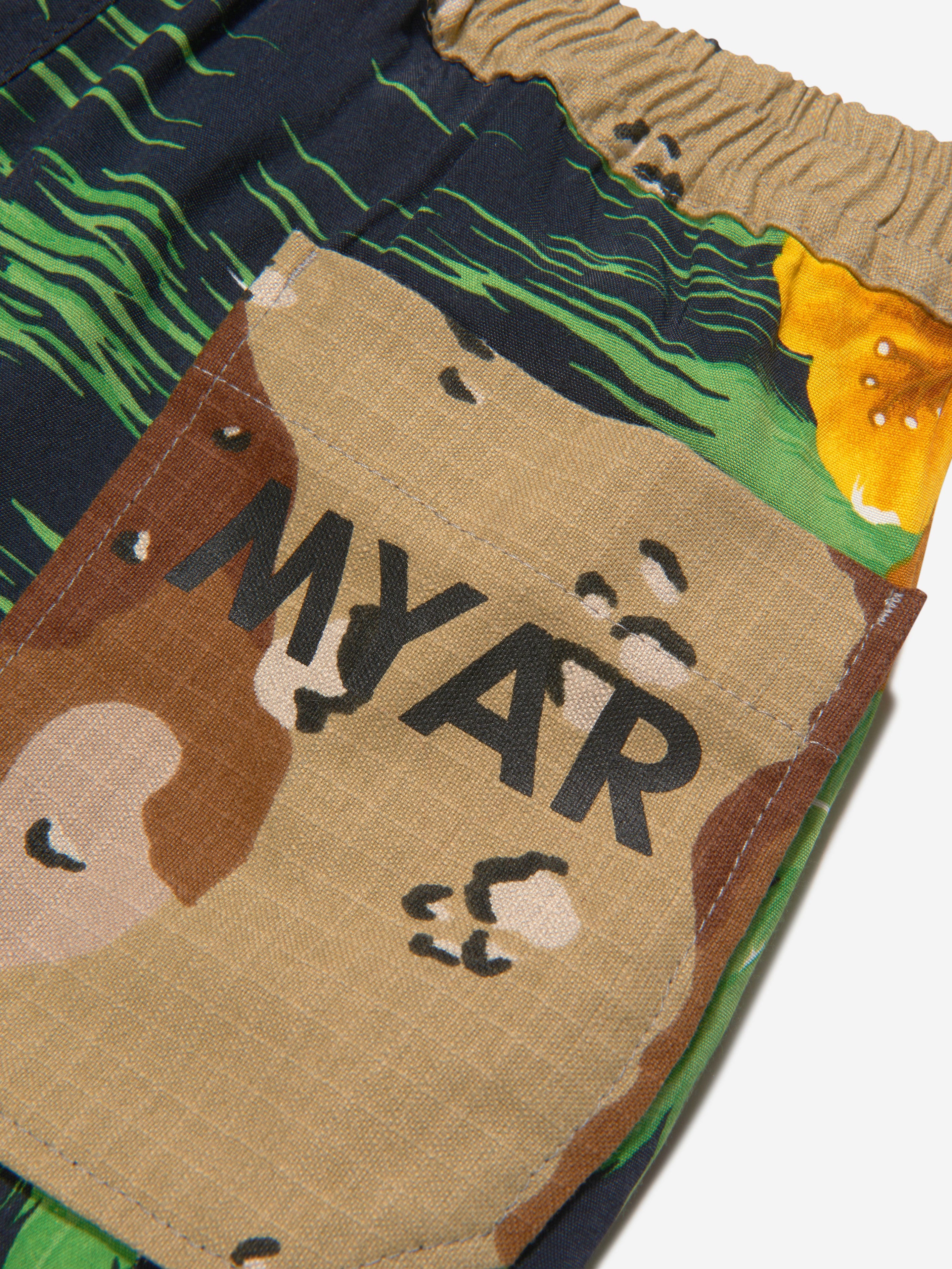 Myar Boys Cotton Hawaiian Print Shorts