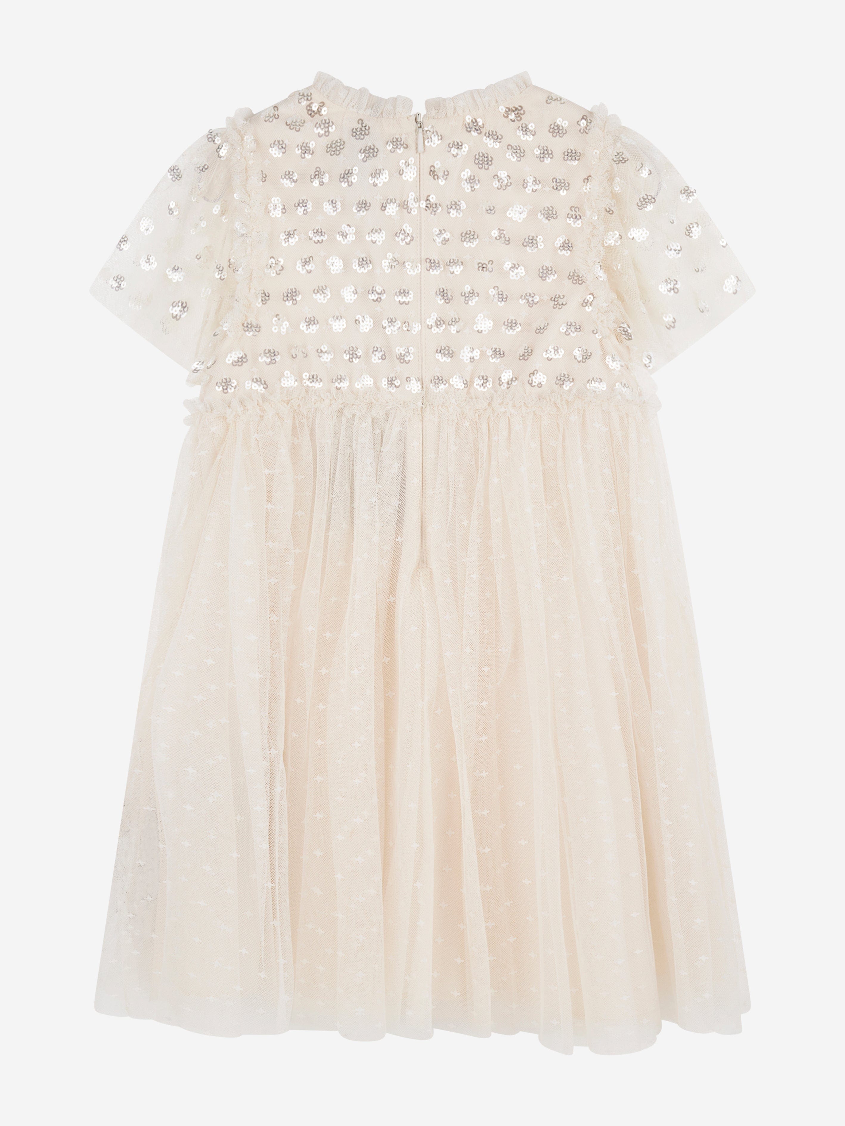 Needle & Thread Girls Thea Bodice Dress in Ivory