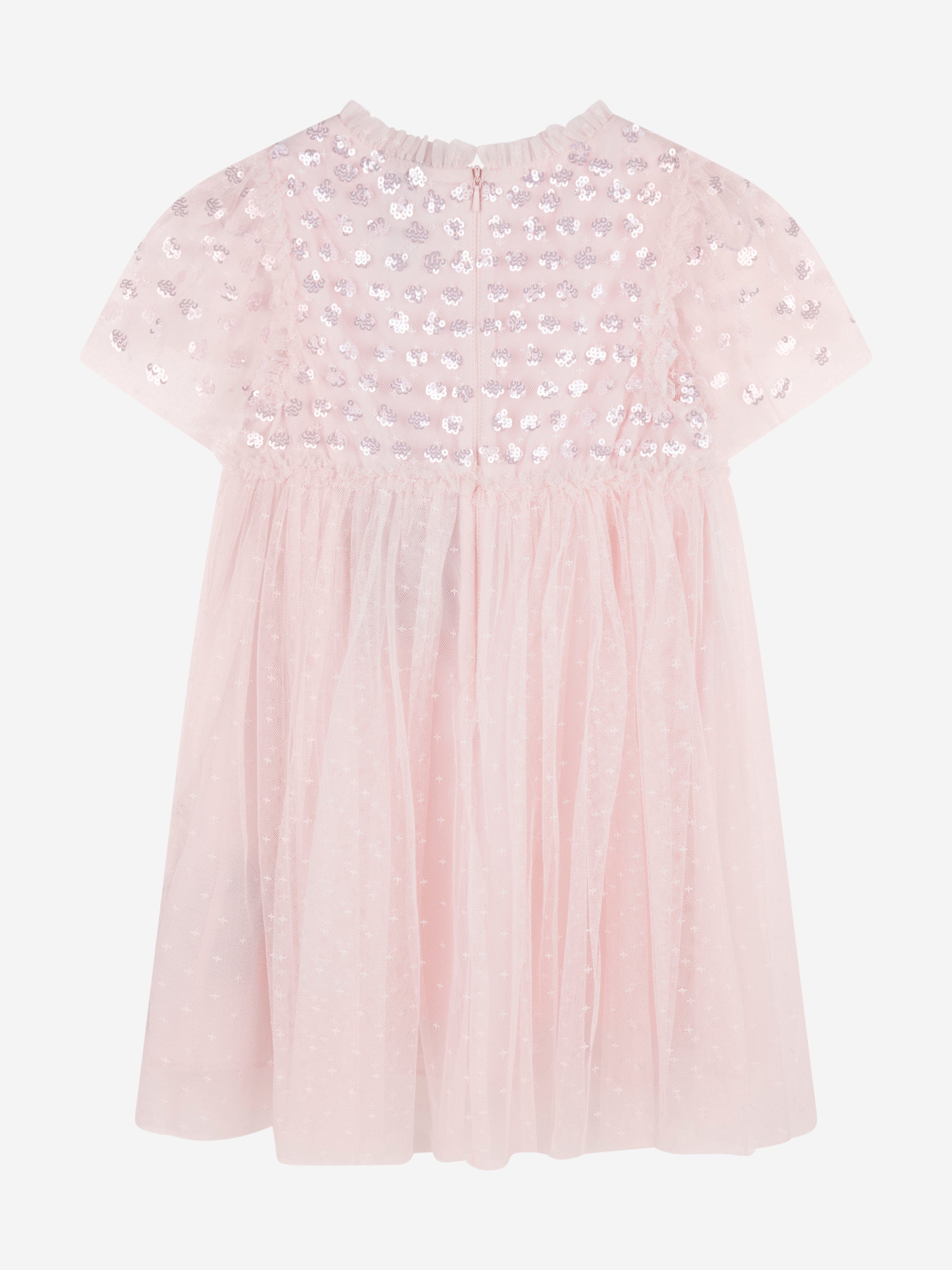 Needle & Thread Girls Thea Bodice Dress in Pink