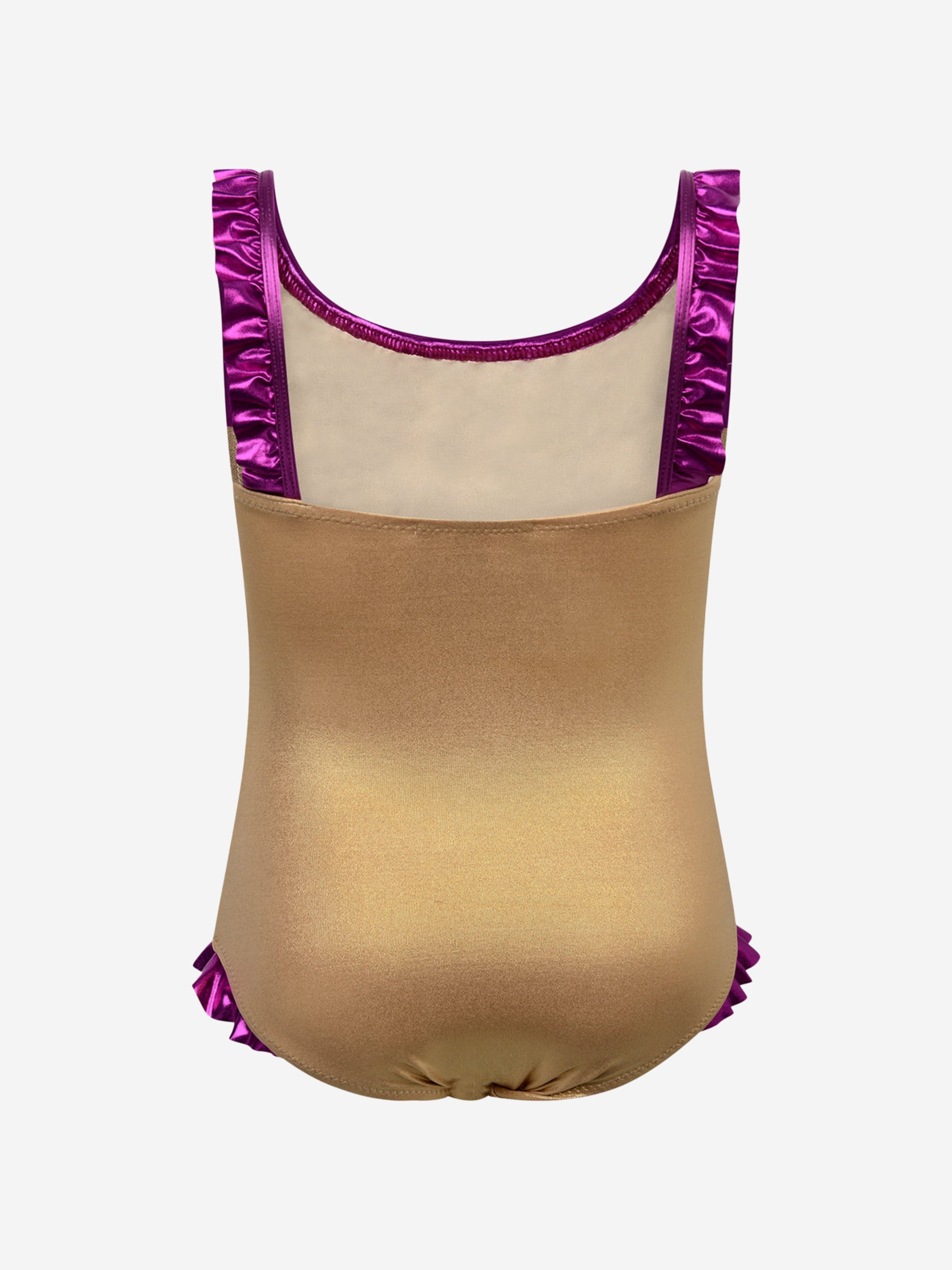 Nessi Byrd Girls Almond Swimsuit