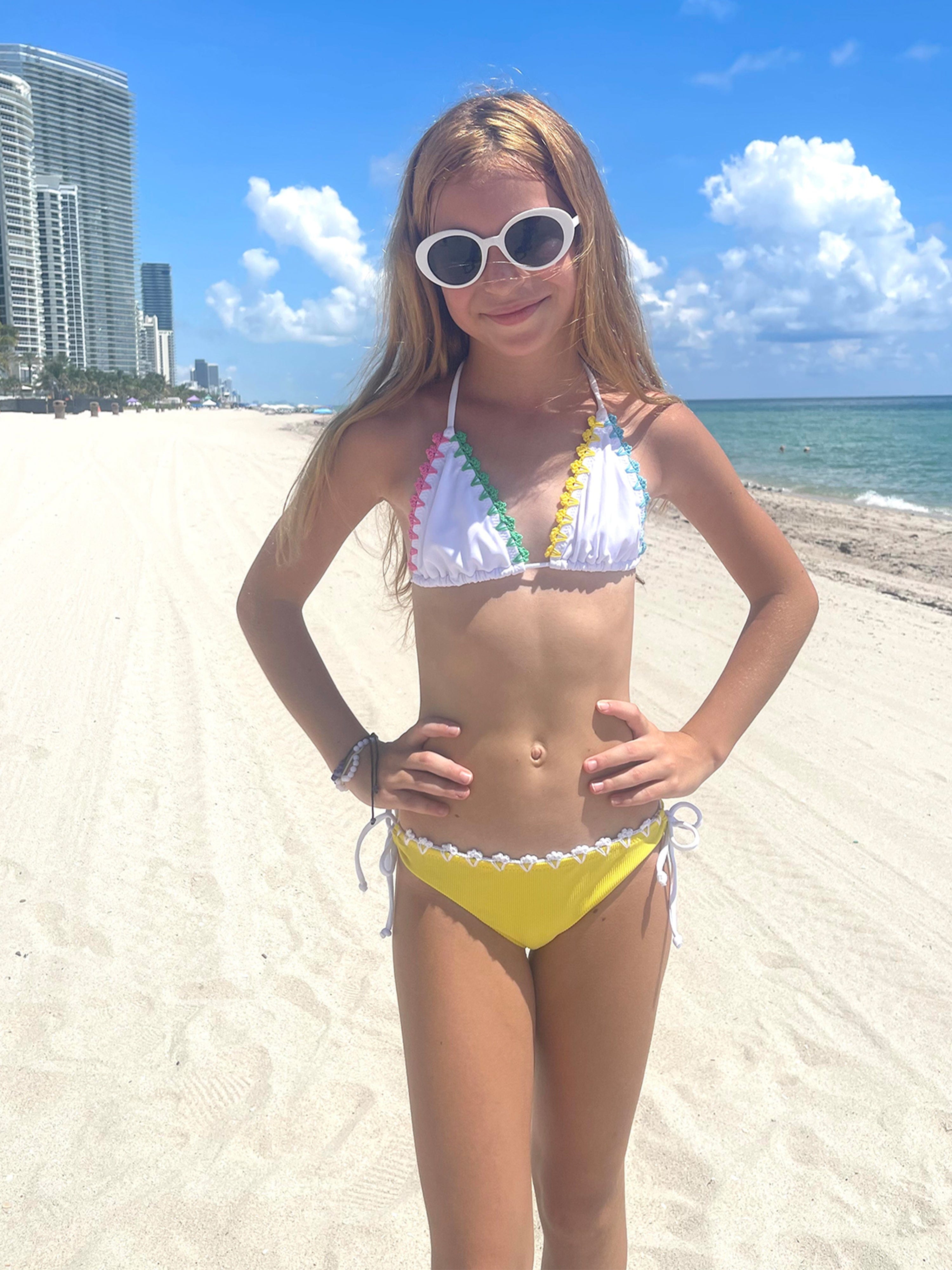Nessi Byrd Girls Felicia Bikini in Yellow