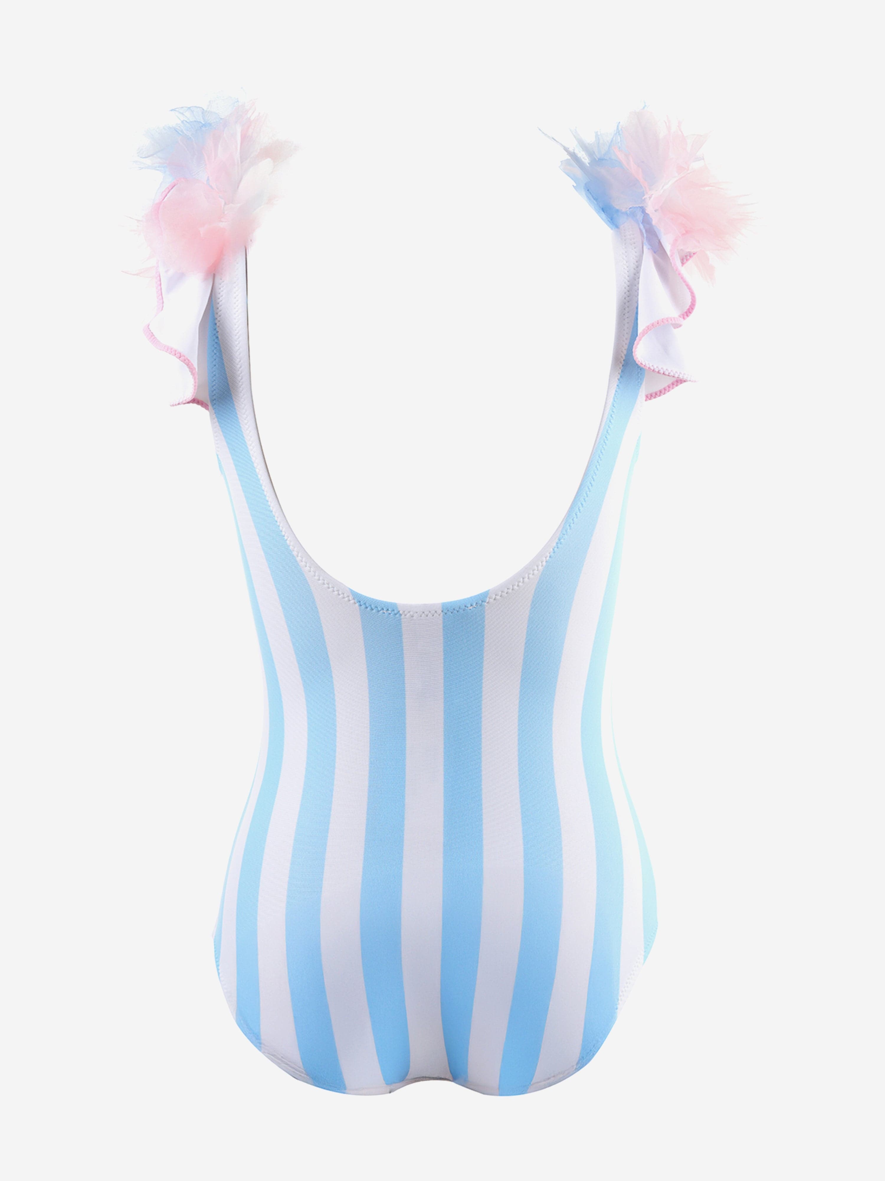 Nessi Byrd Girls Maria Swimsuit in Blue