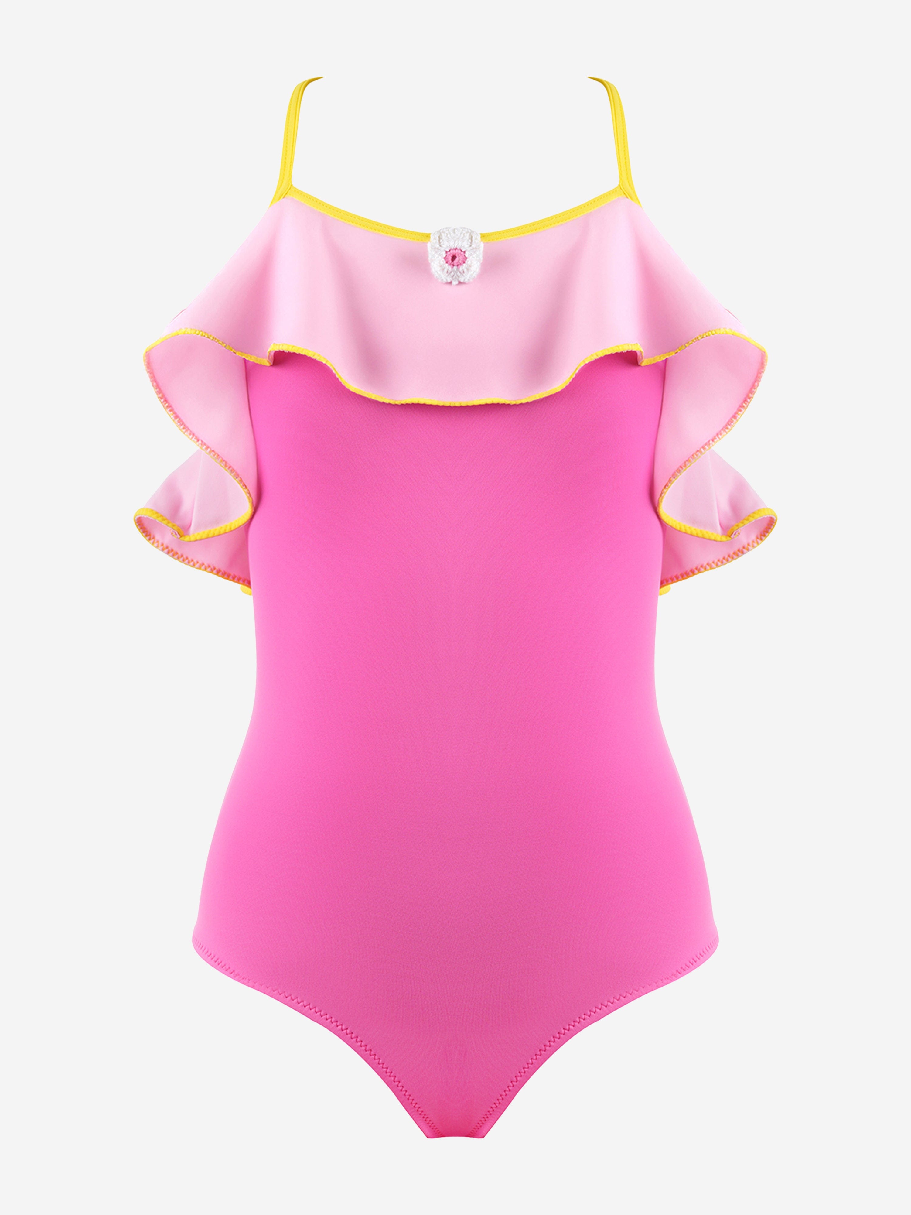 Nessi Byrd Girls Anabelle Swimsuit in Pink