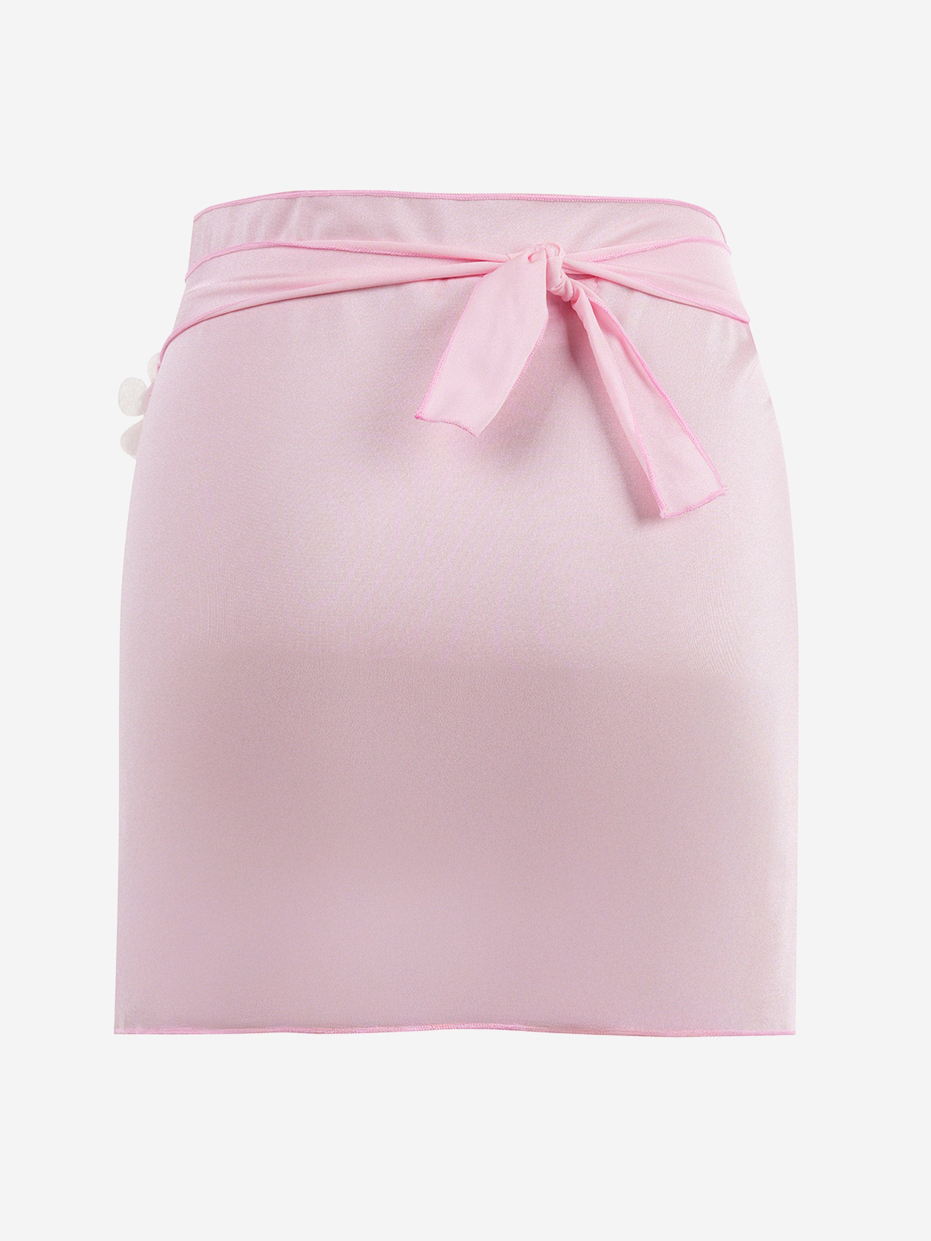 Nessi Byrd Girls Elvena Skirt in Pink