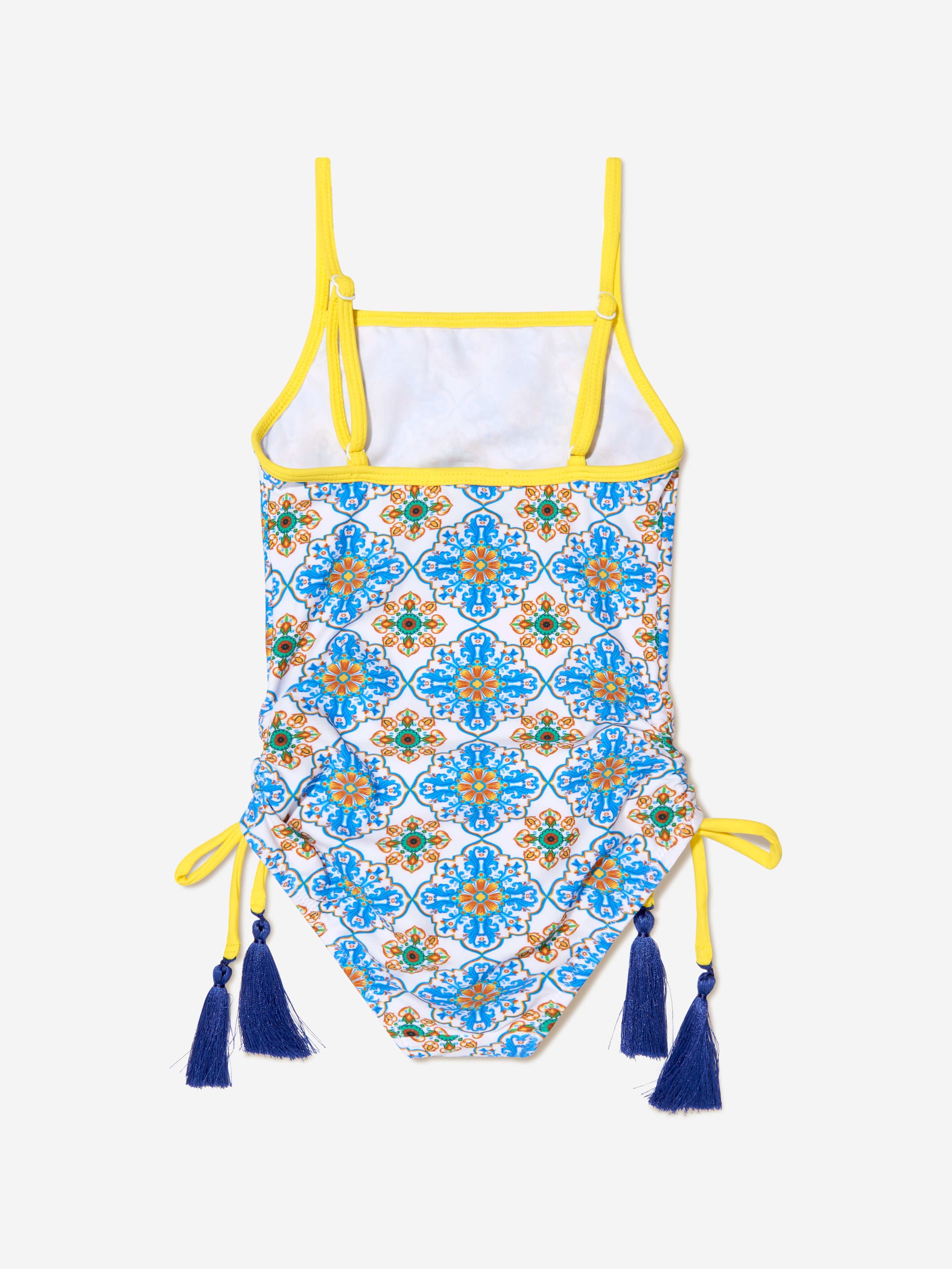 Nessi Byrd Girls Cardelia Patterned Swimsuit in Multicolour