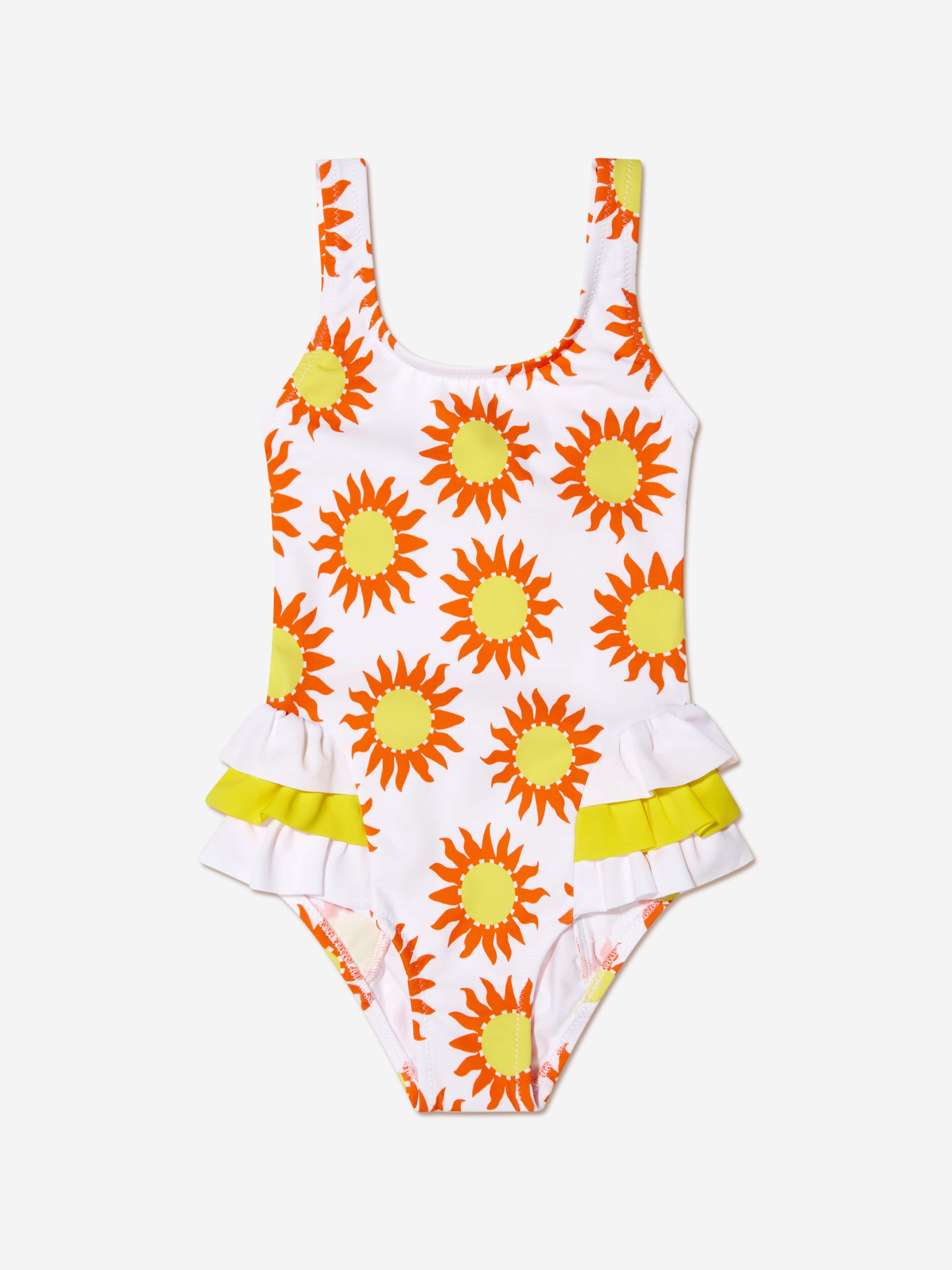 Nessi Byrd Girls Ursula Swimsuit in White