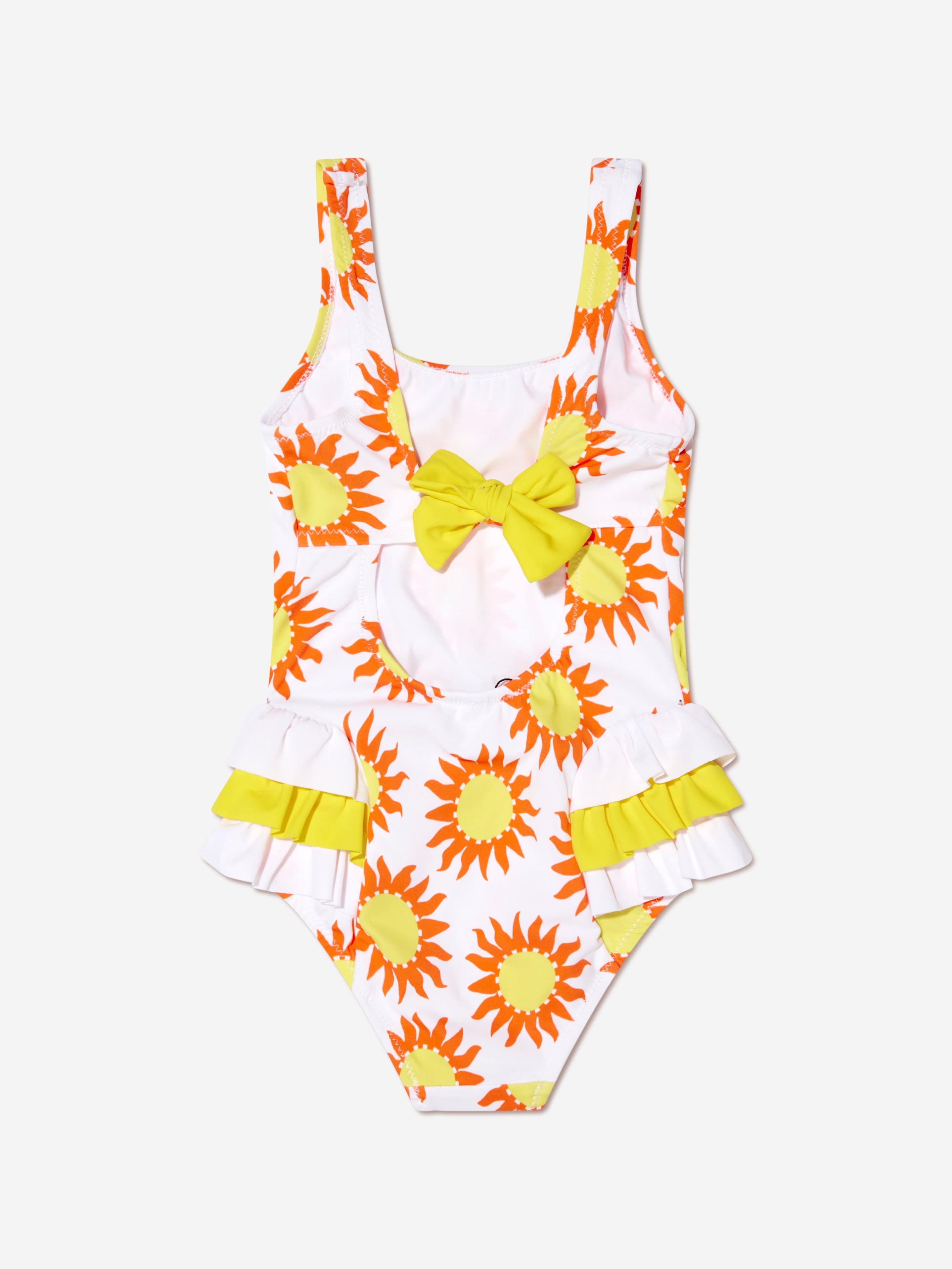 Nessi Byrd Girls Ursula Swimsuit in White