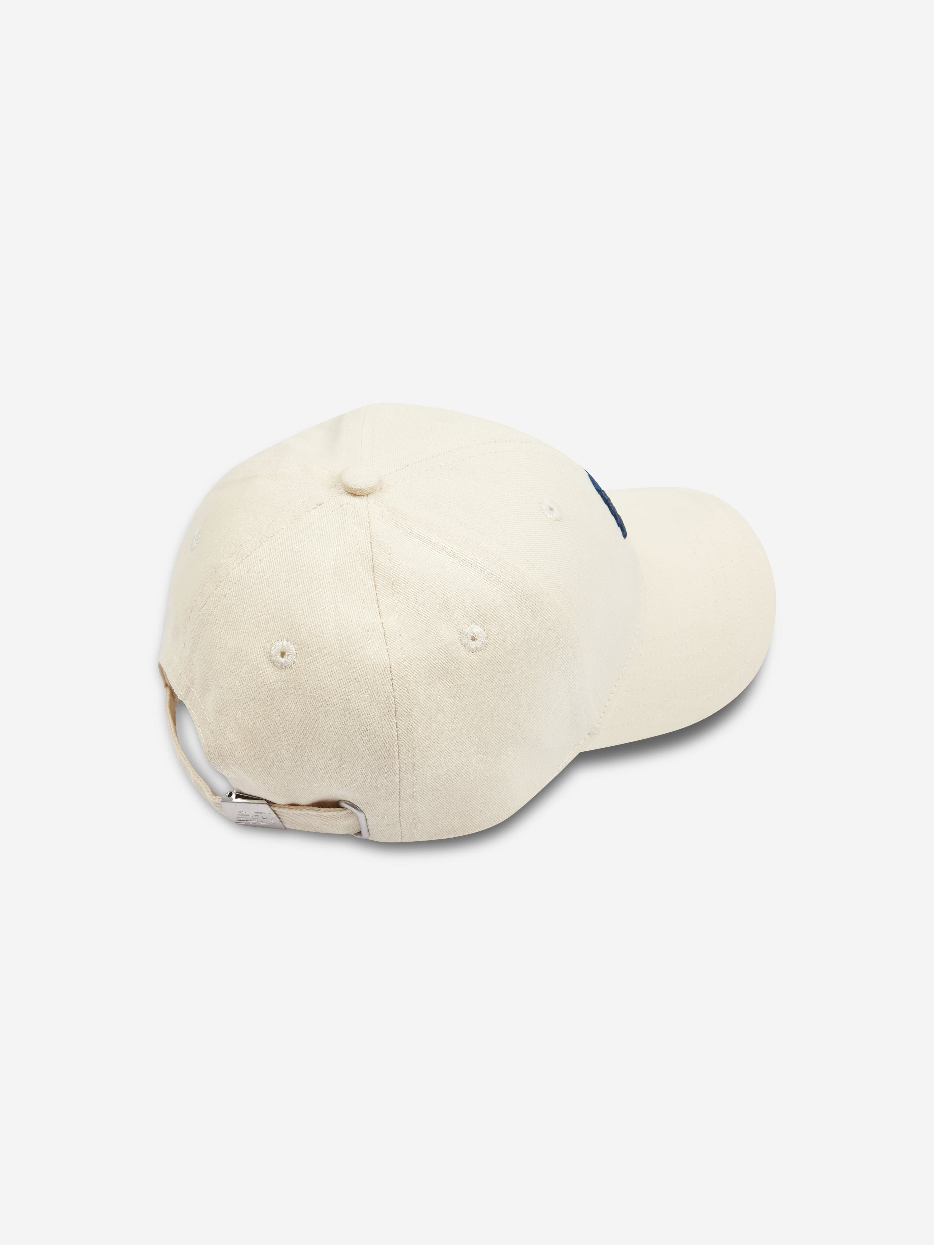 New Balance Boys Small Logo Cap in Beige