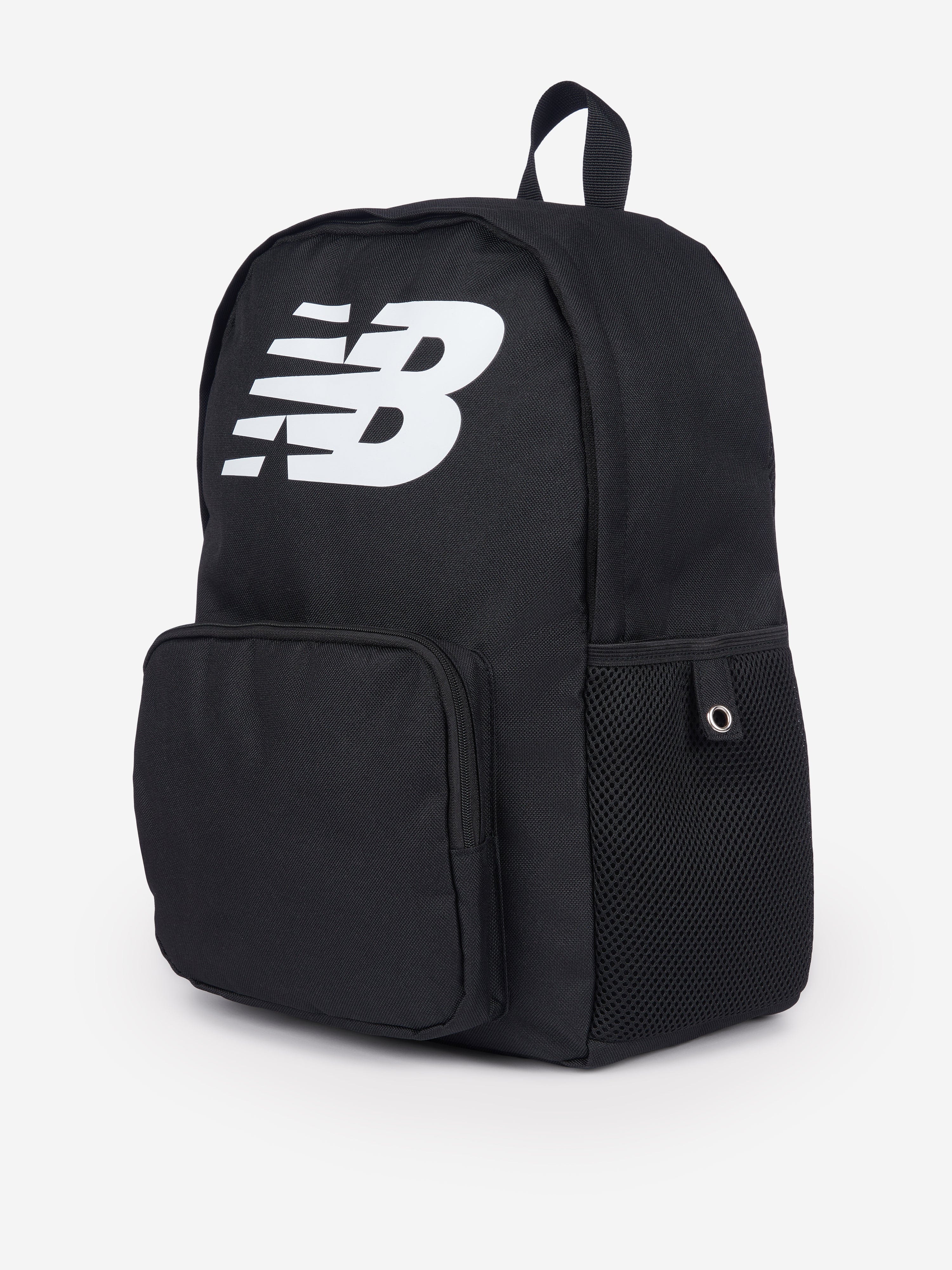 New Balance Boys Logo Backpack in Black