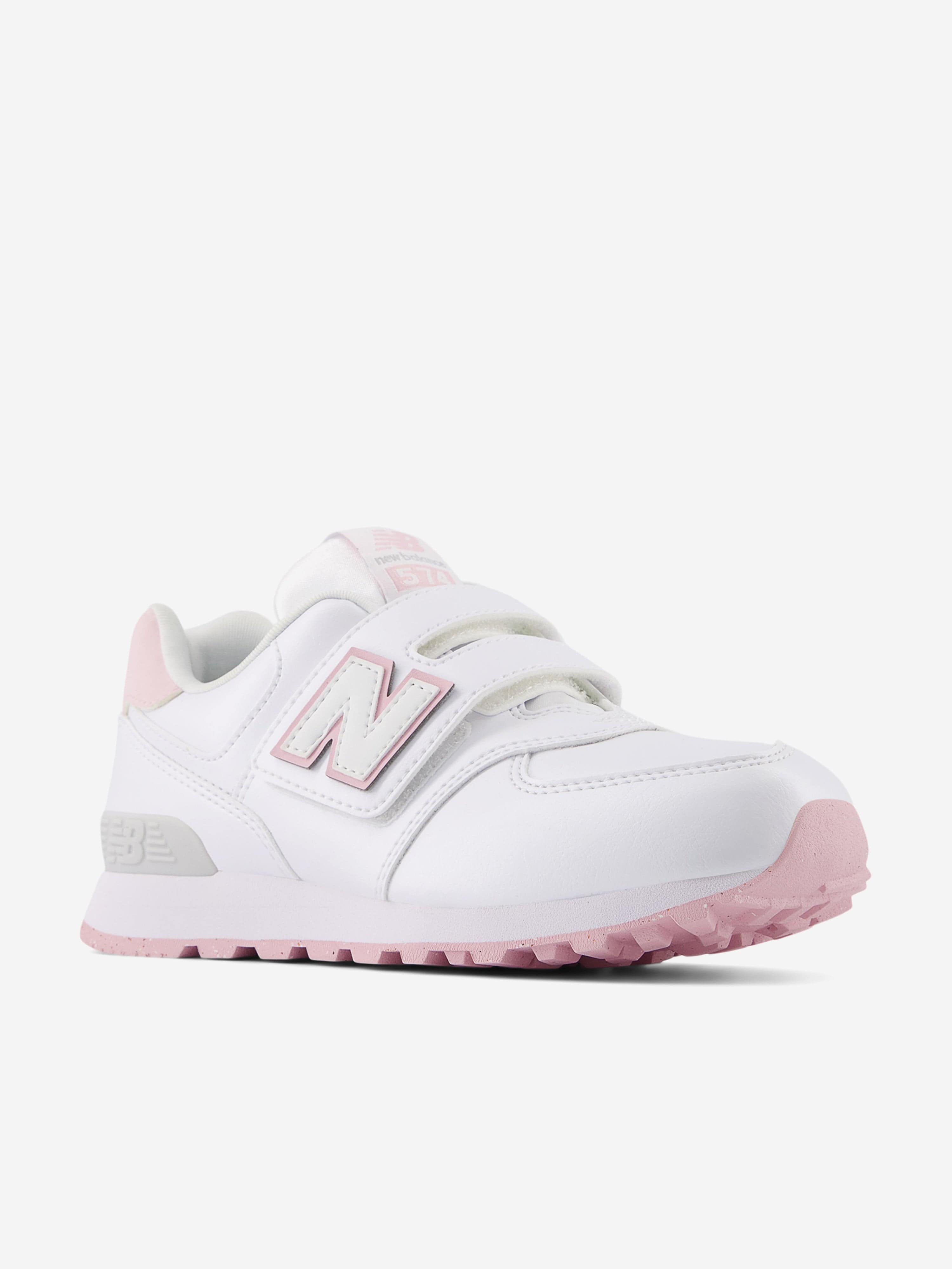 Girls 574 Trainers in White