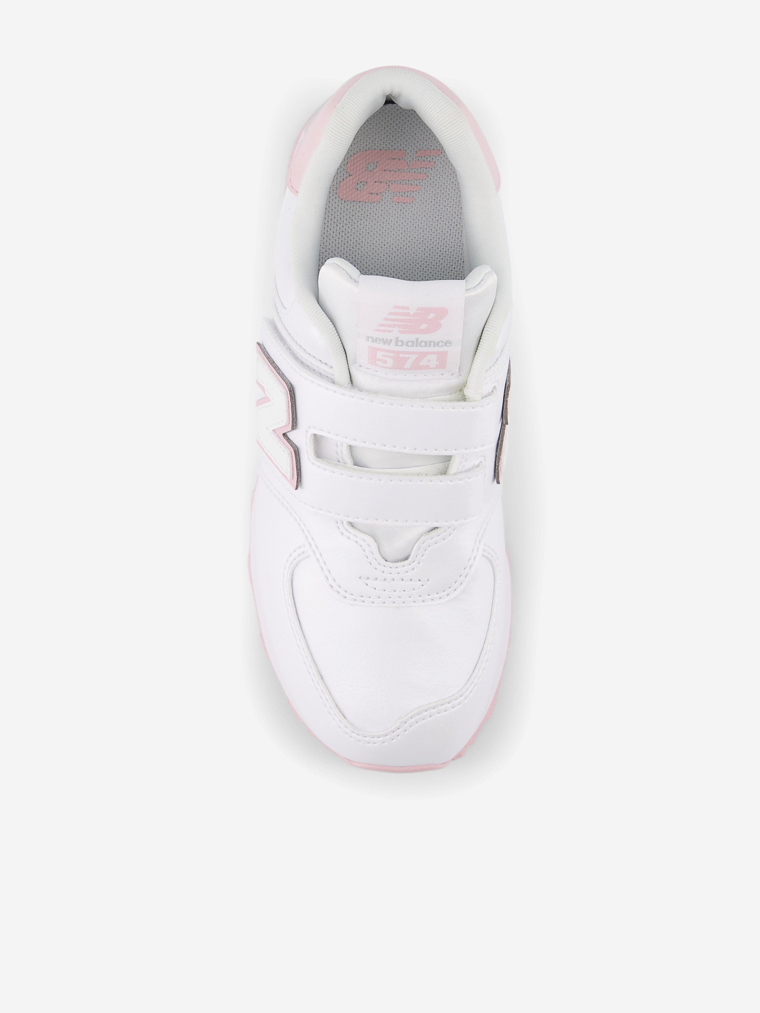 Girls 574 Trainers in White