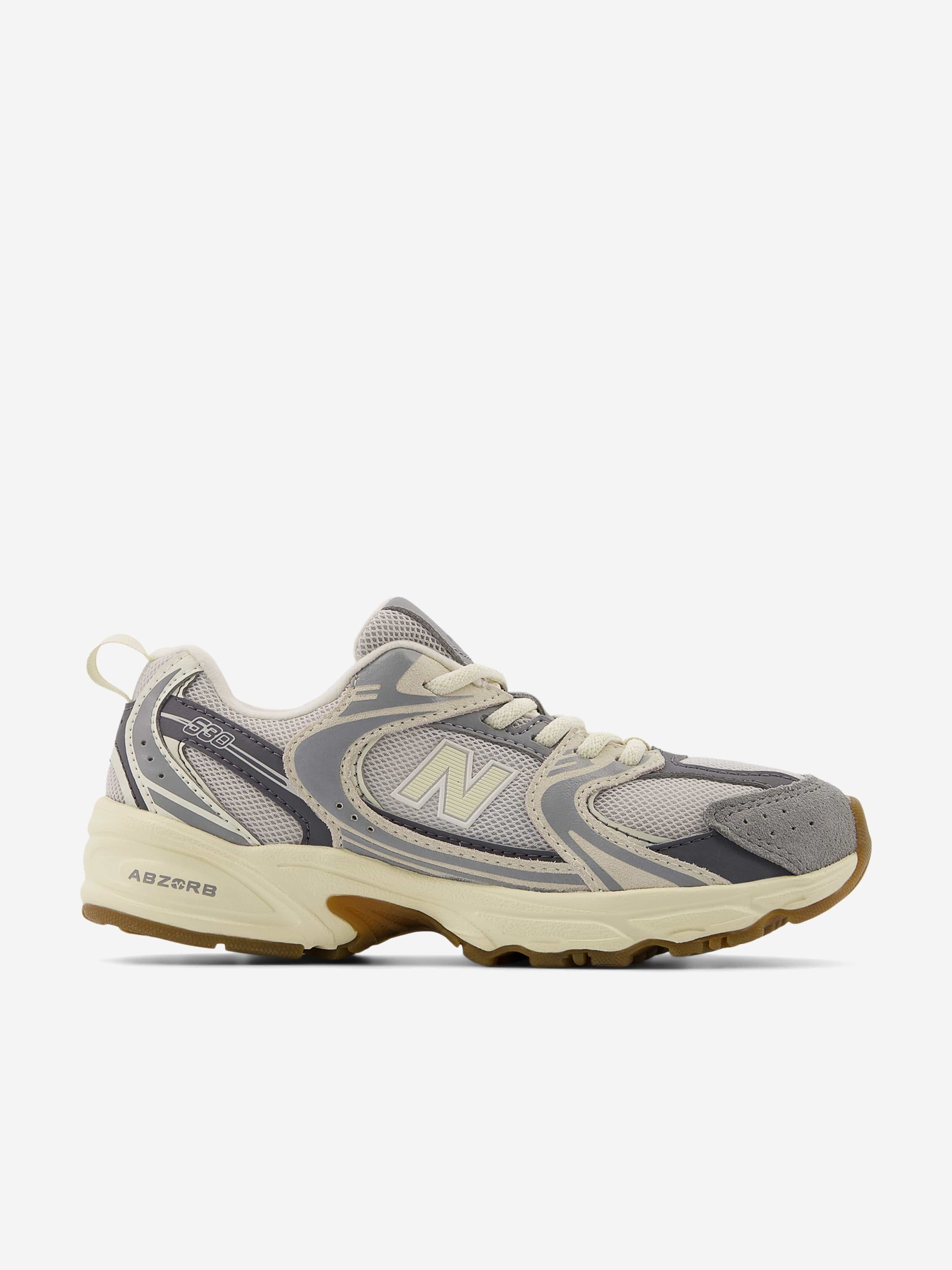 New Balance Kids 530 Bungee Lace Trainers in Grey