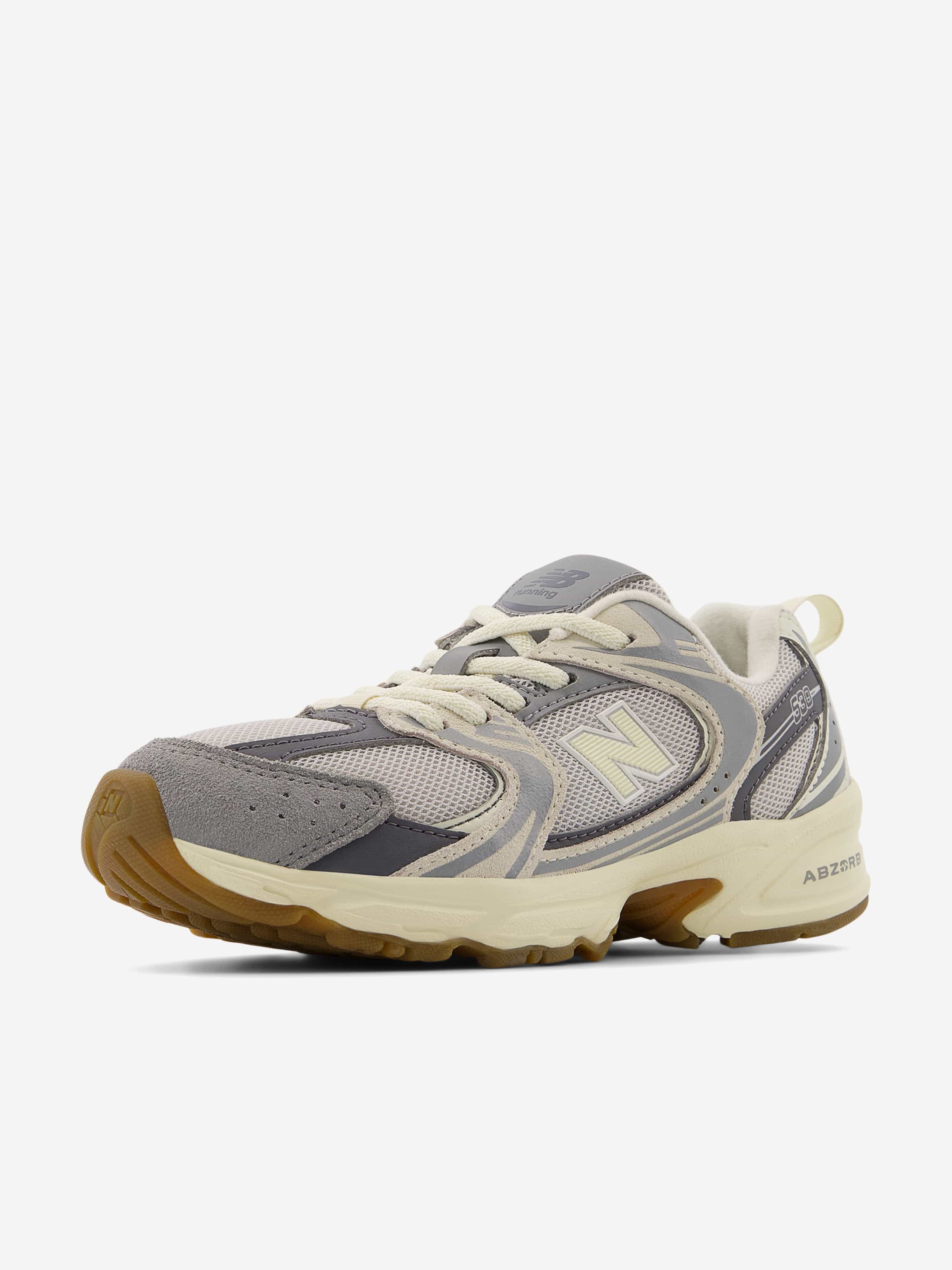 New Balance Kids 530 Bungee Lace Trainers in Grey