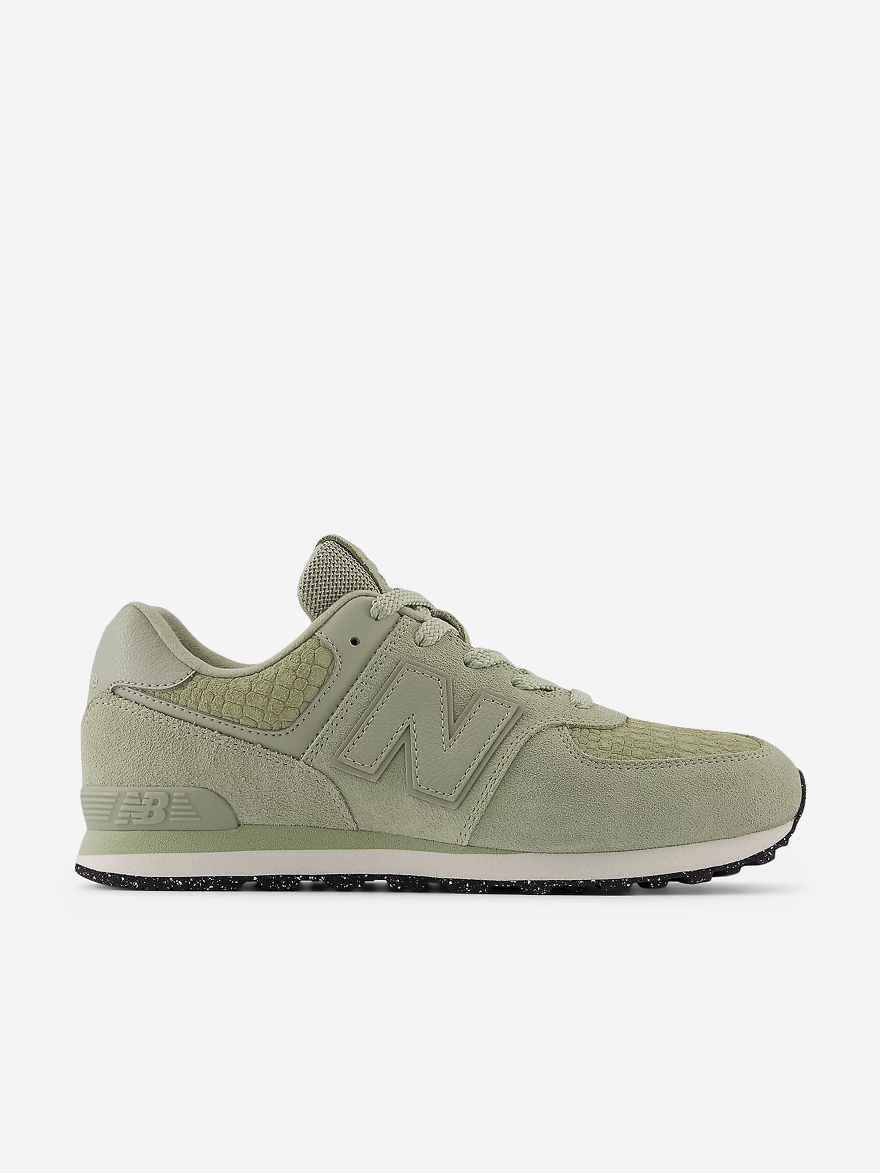 New Balance Kids 574 Trainers in Green