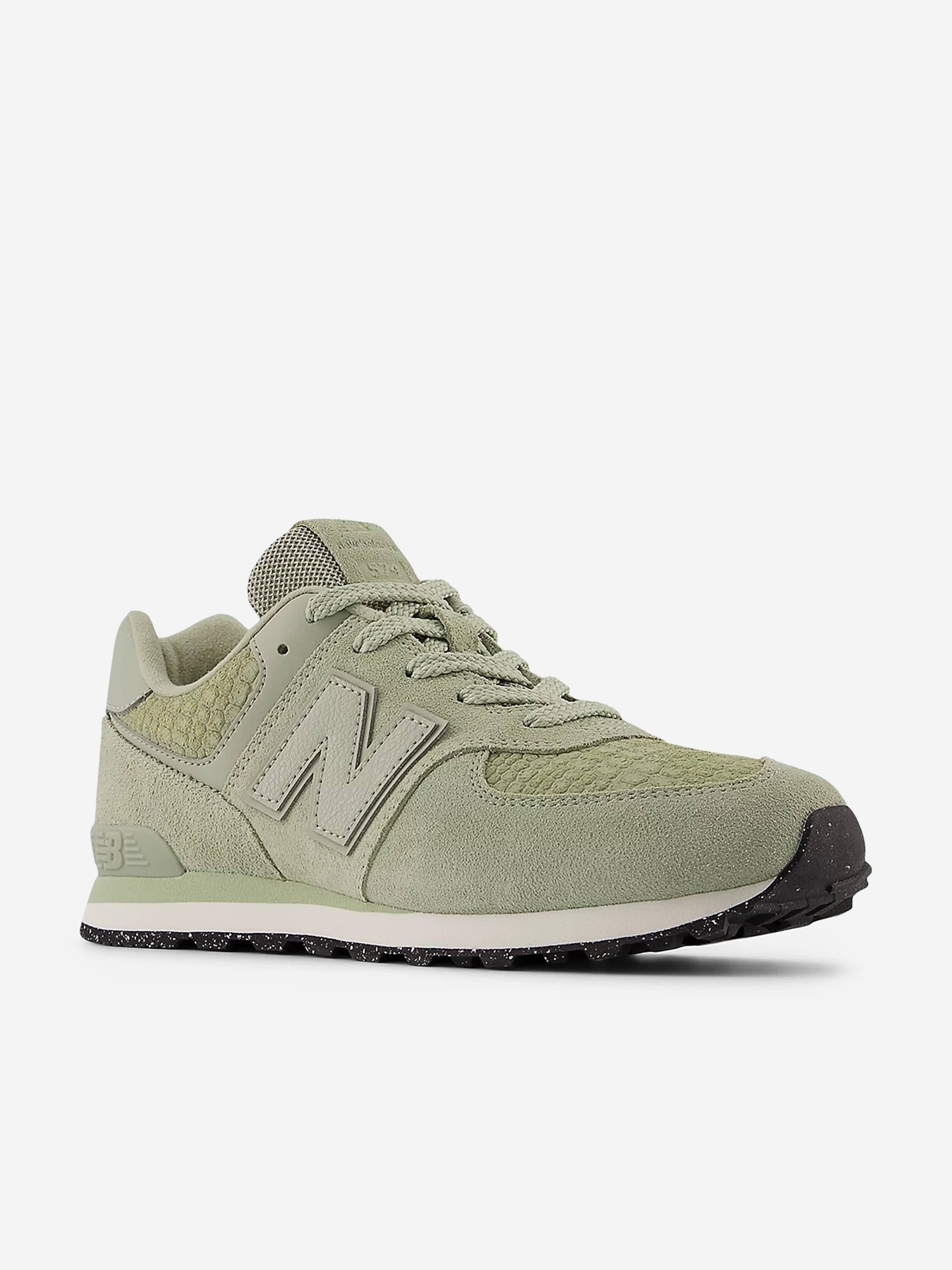 New Balance Kids 574 Trainers in Green