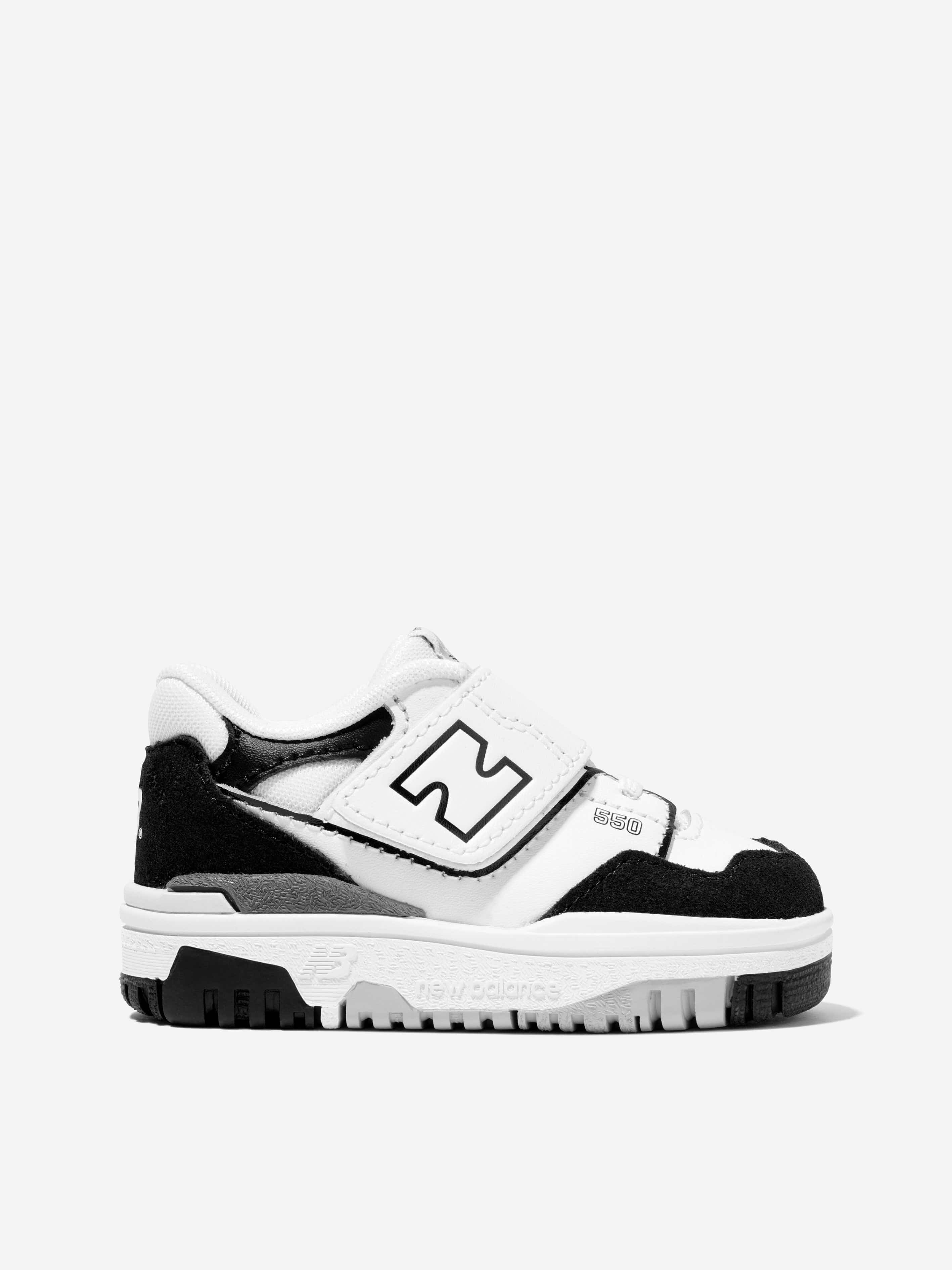 New Balance Kids 550 Logo Trainers in Black