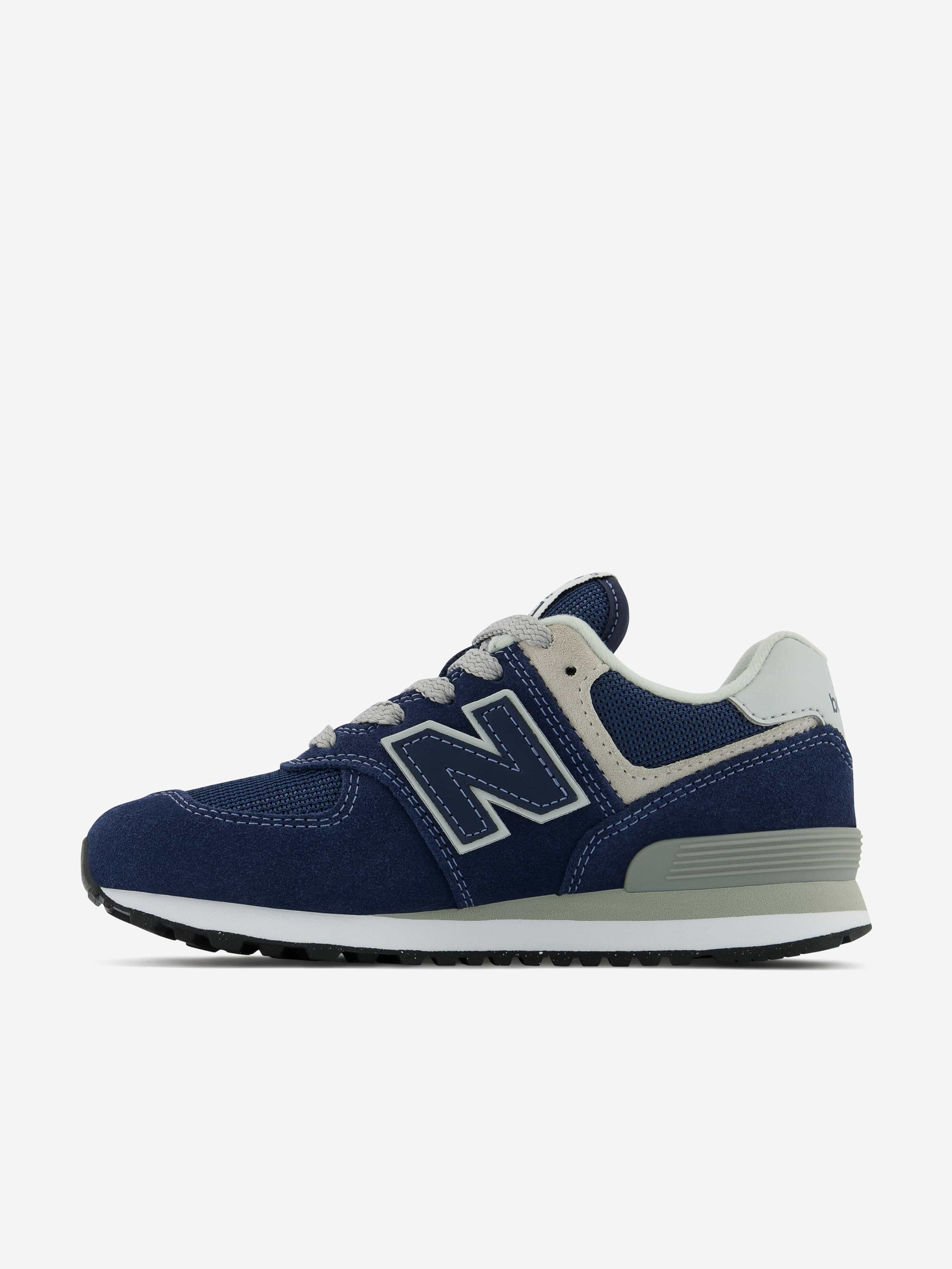 New Balance Kids Suede 574 Trainers in Navy