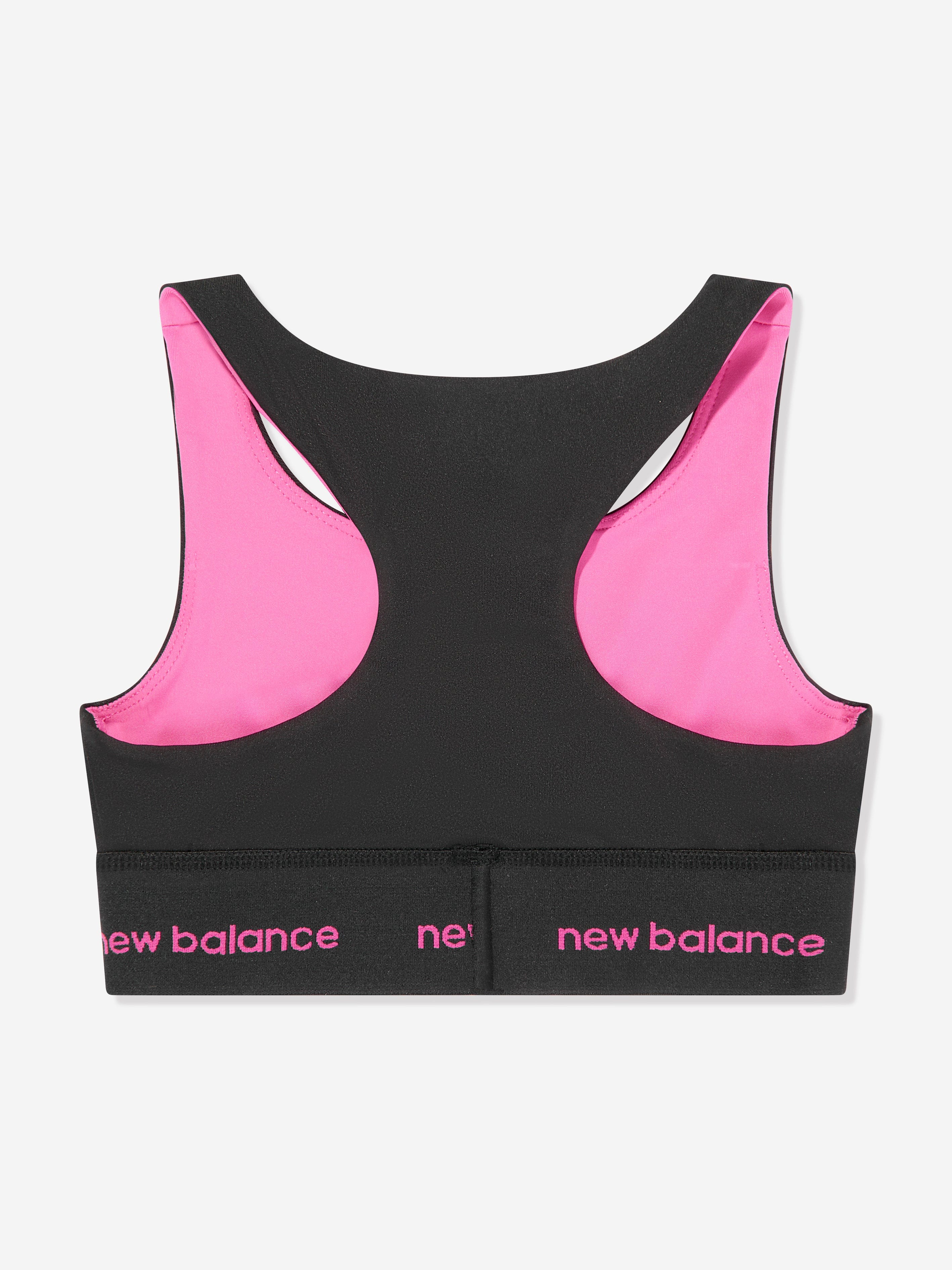 New Balance Girls Harmony Racerback Bra in Black