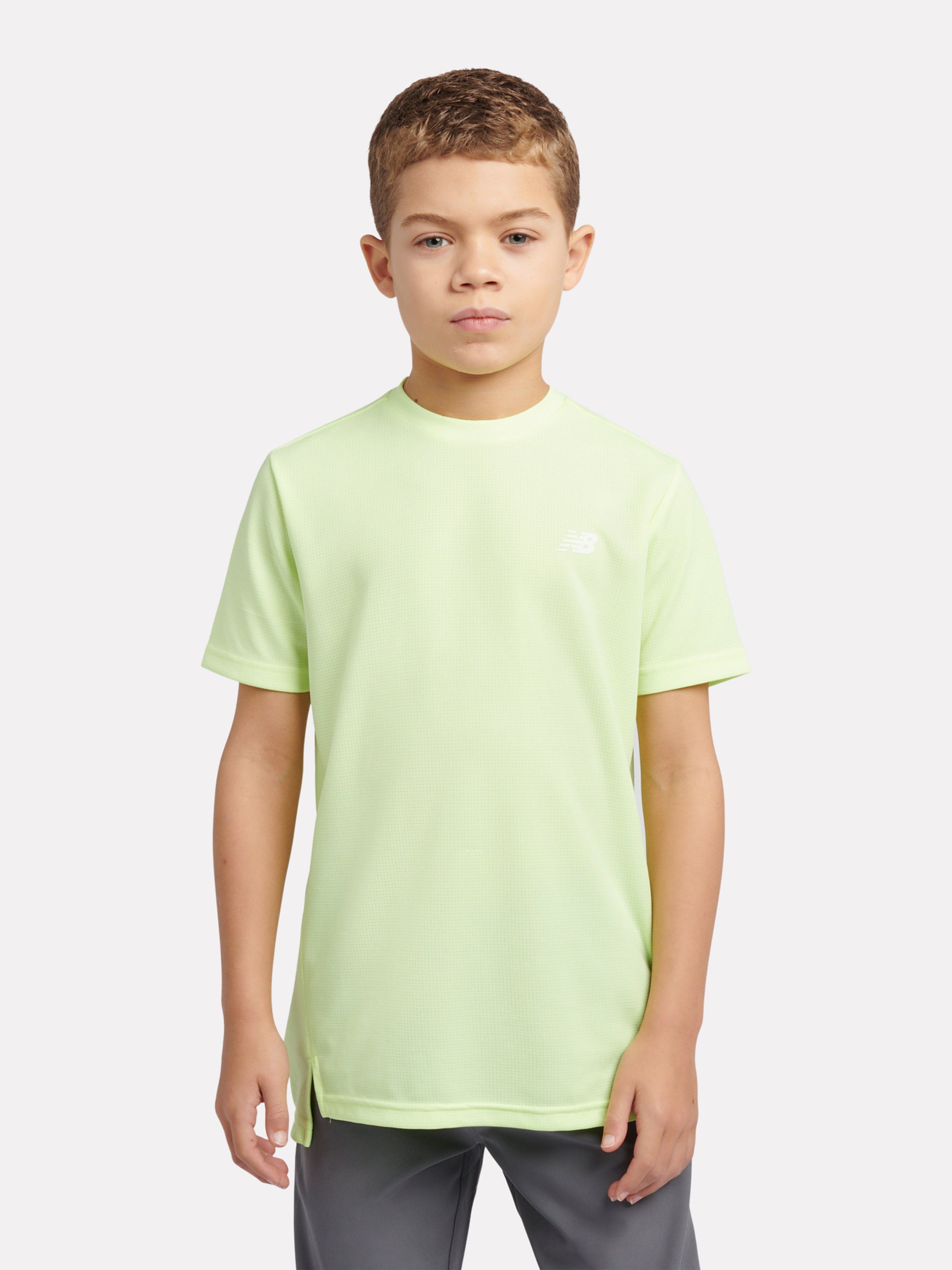 New Balance Boys Athletic T-Shirt in Green