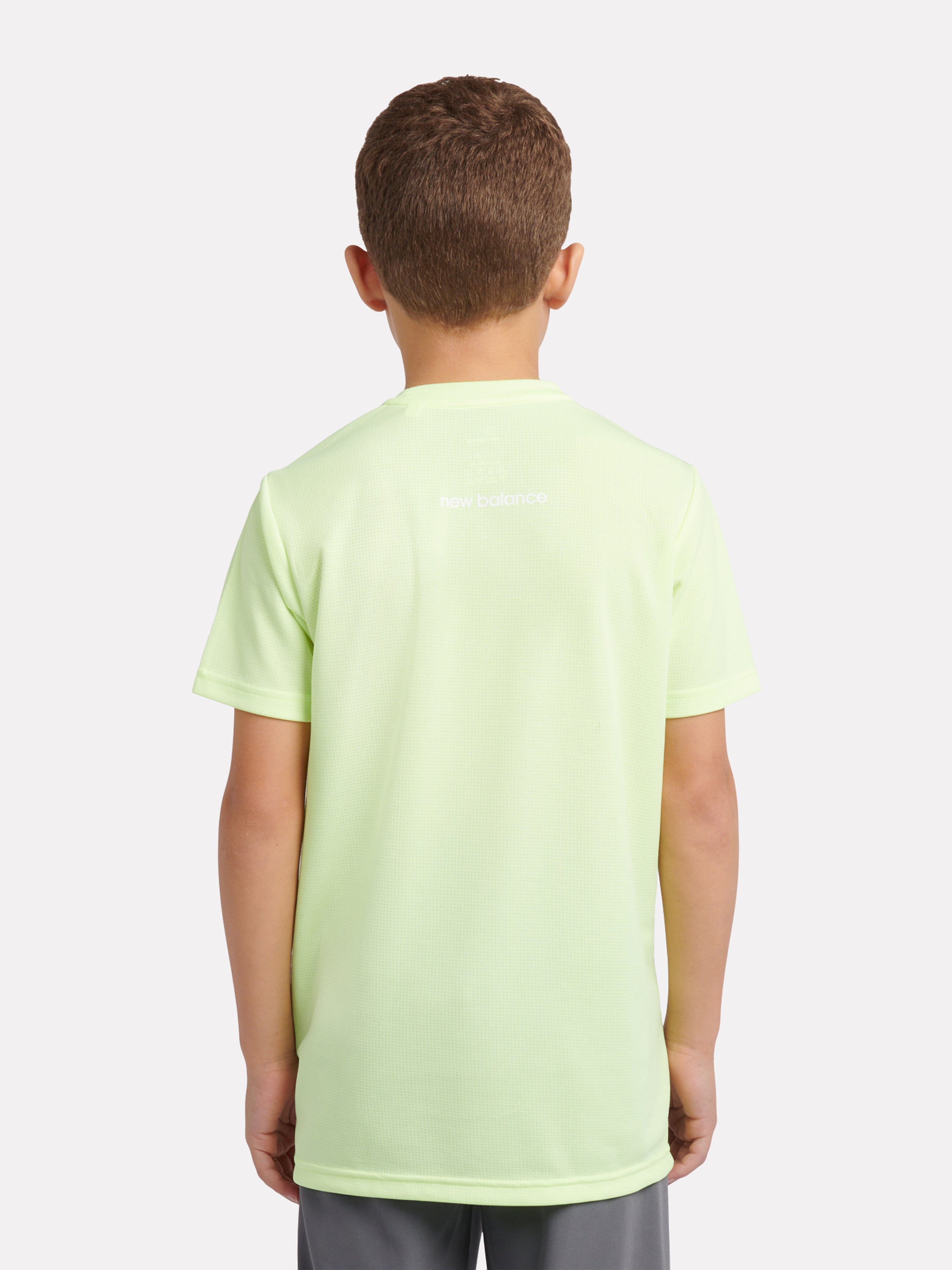 New Balance Boys Athletic T-Shirt in Green