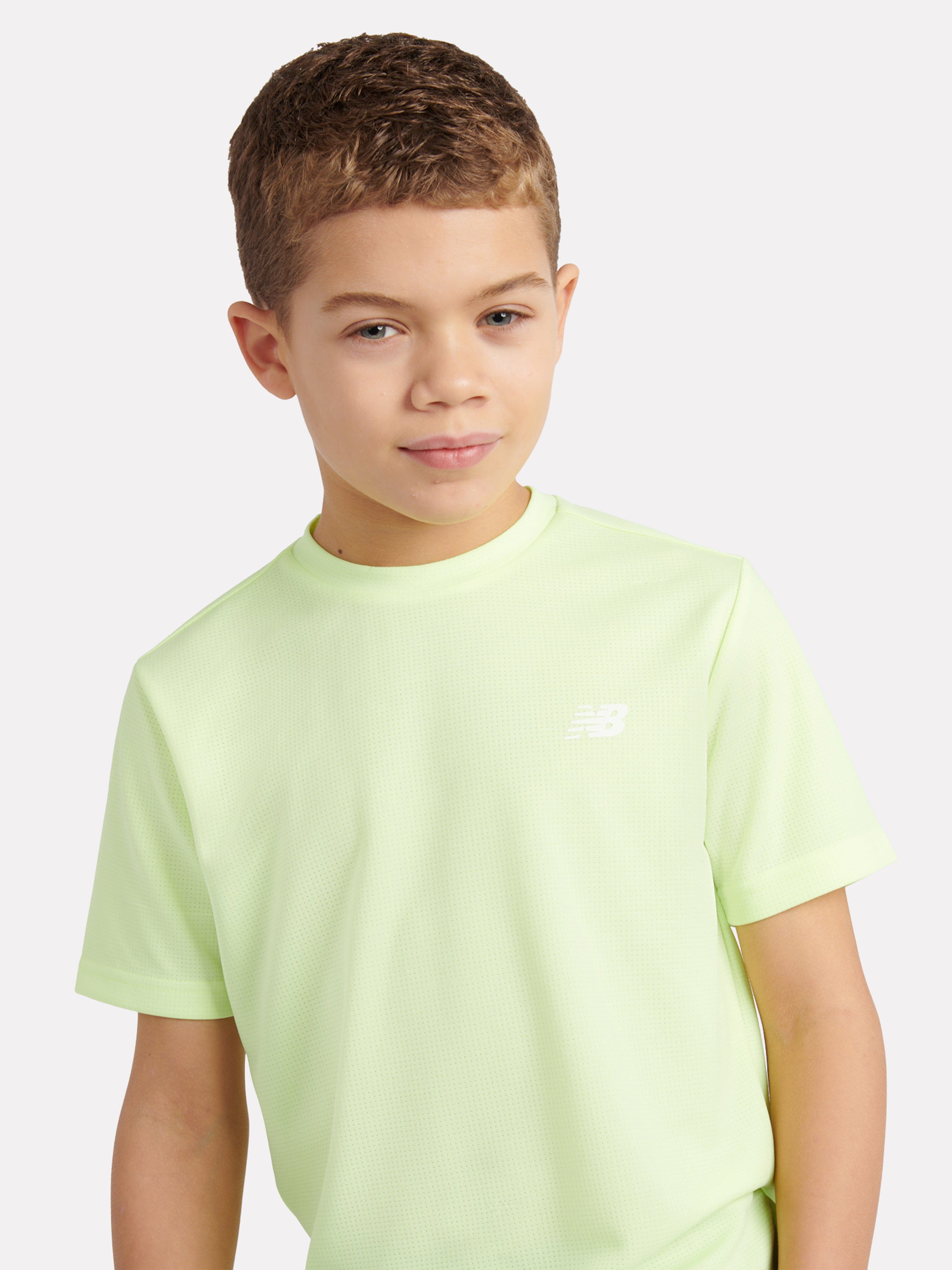 New Balance Boys Athletic T-Shirt in Green