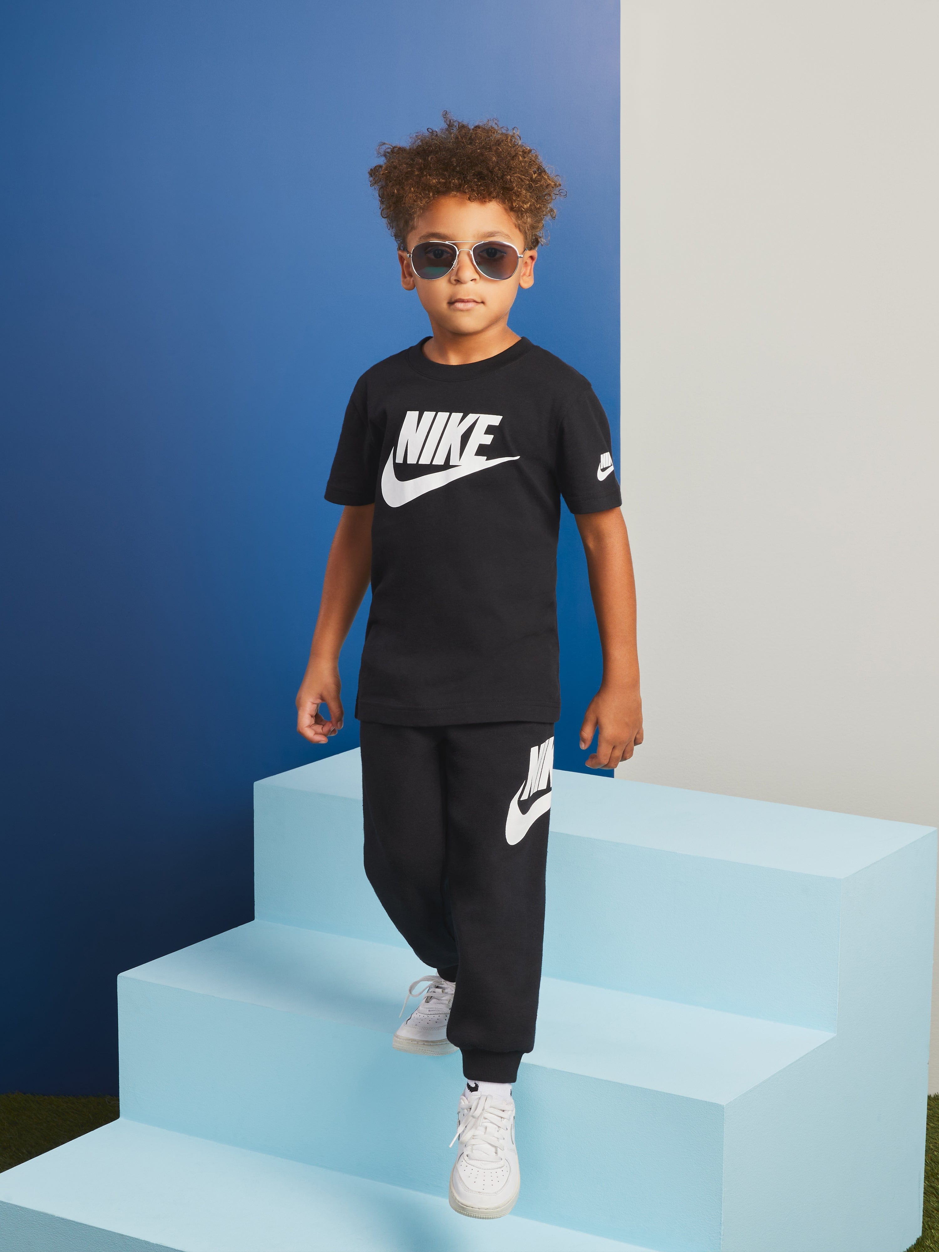 Nike Baby Boys Futura T-Shirt in Black