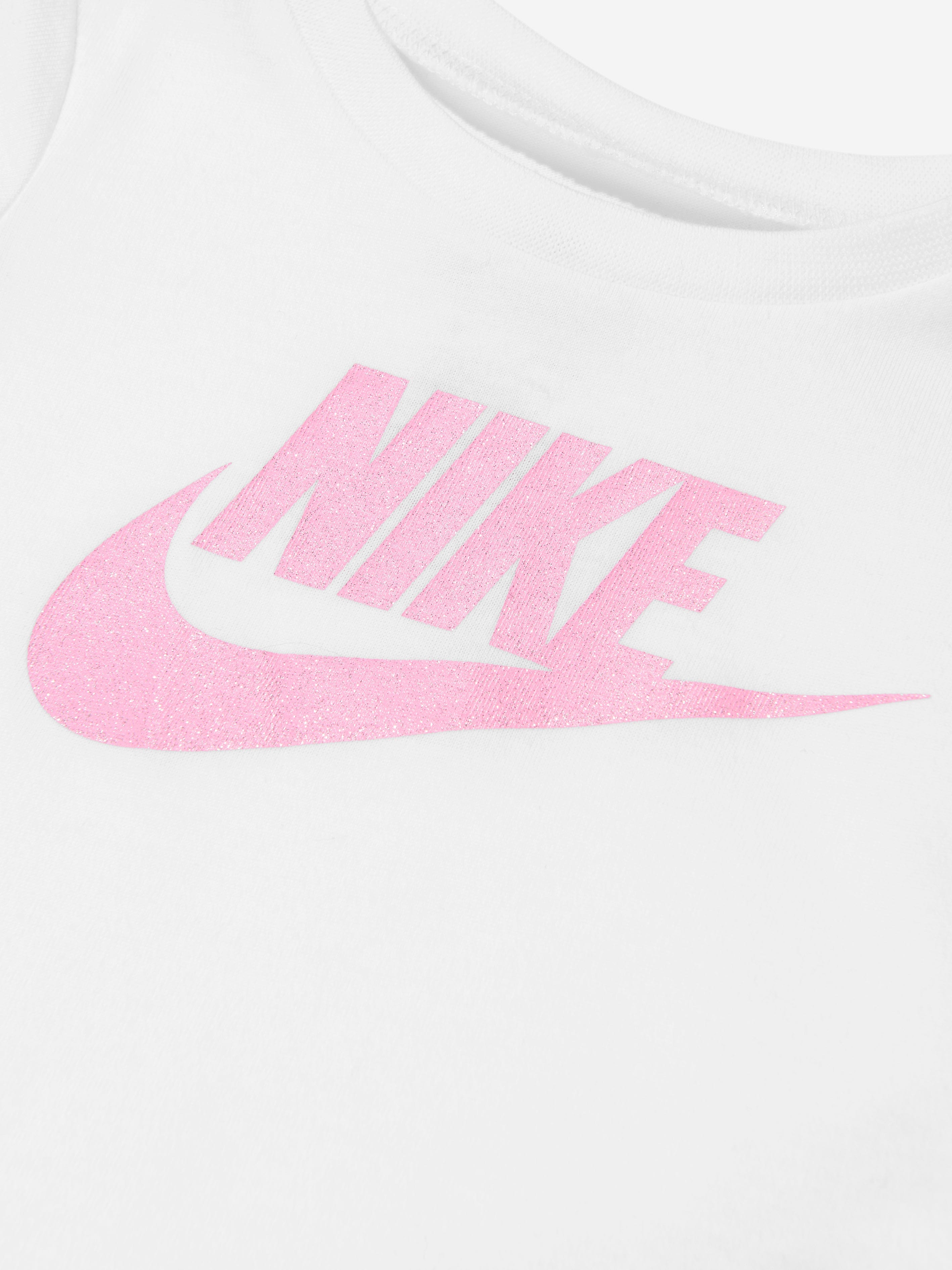 Nike Girls Futura T-Shirt in White