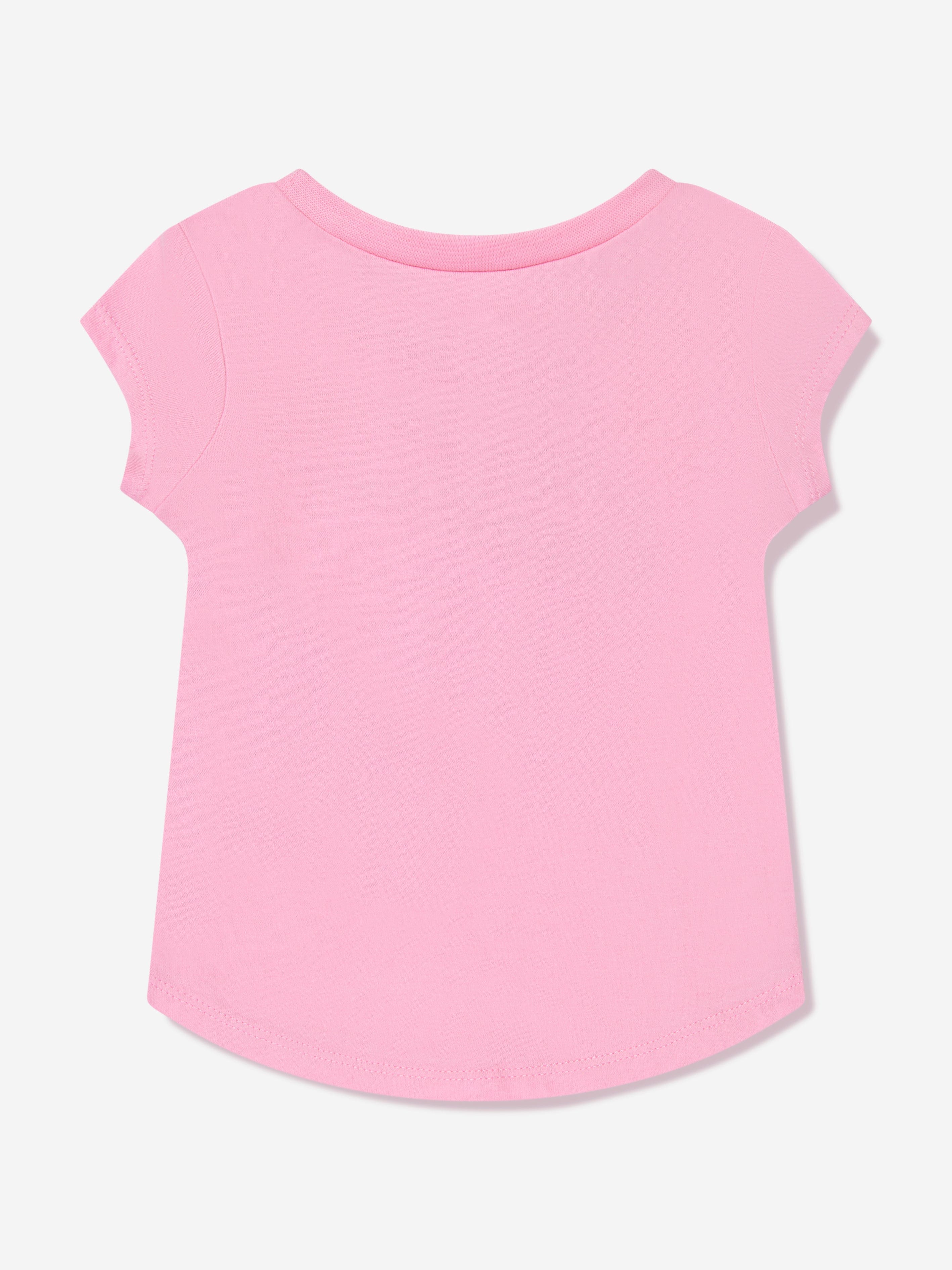 Nike Girls Futura T-Shirt in Pink