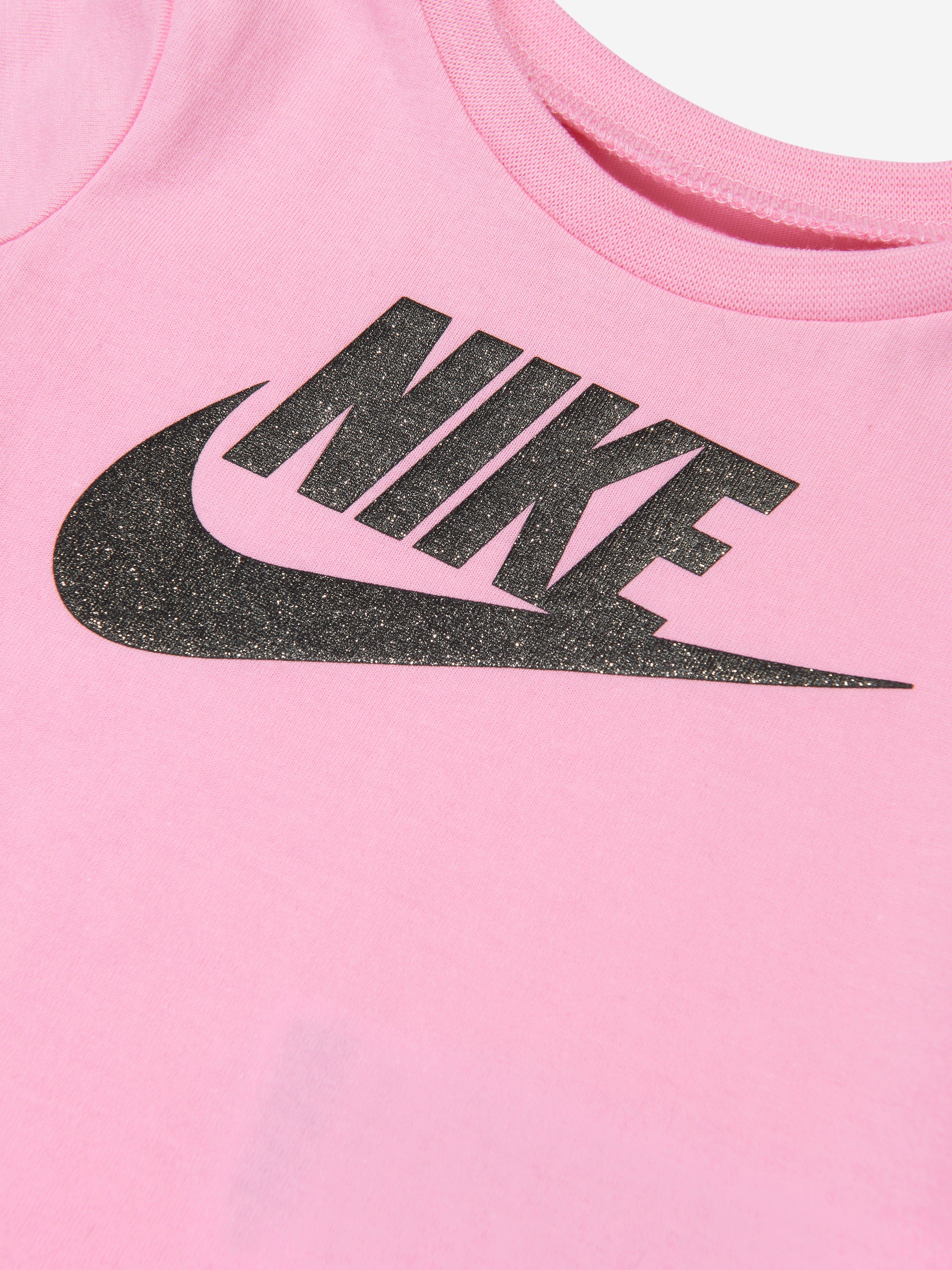 Nike Girls Futura T-Shirt in Pink