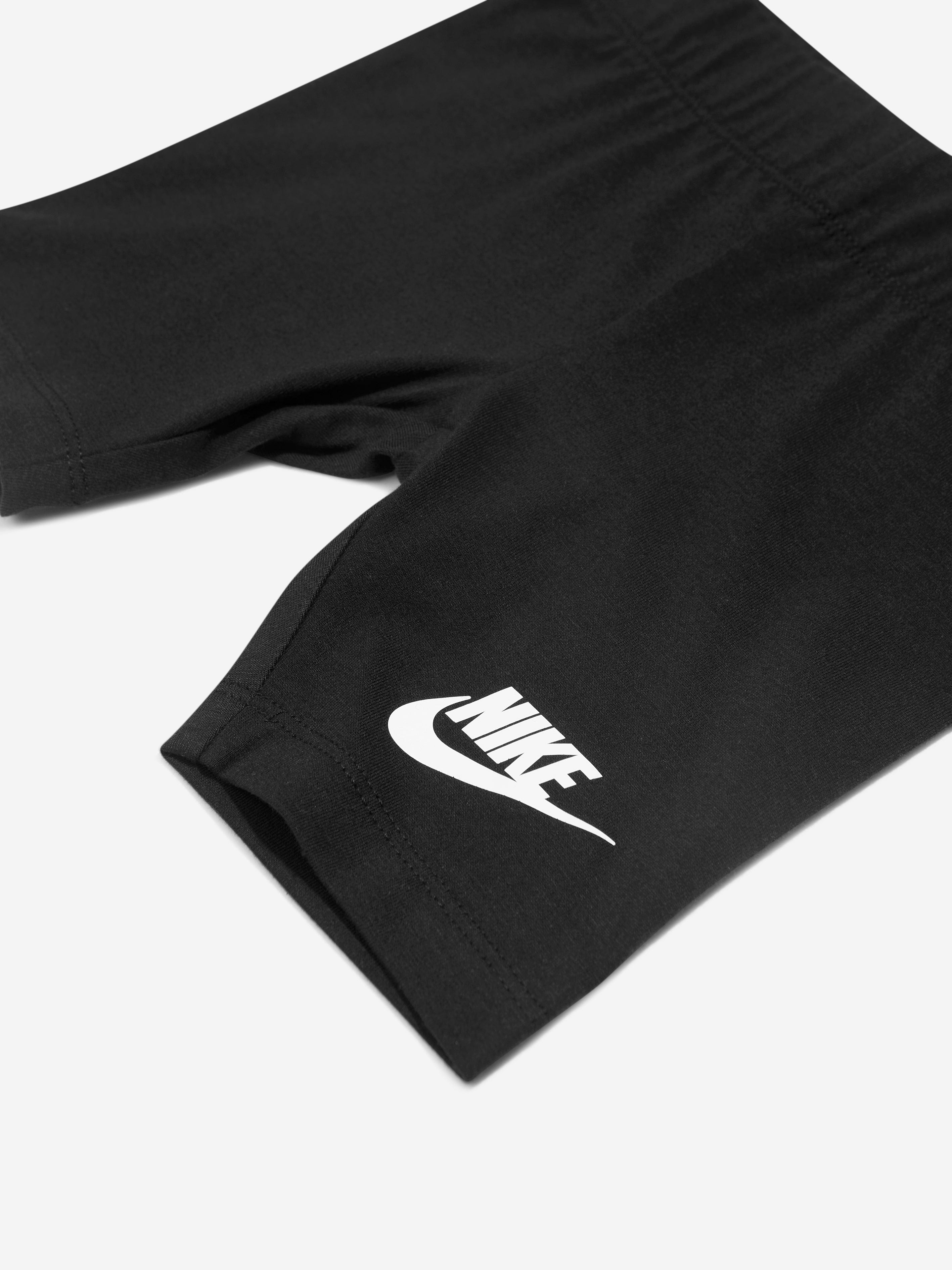 Nike Girls LBR Bike Shorts in Black