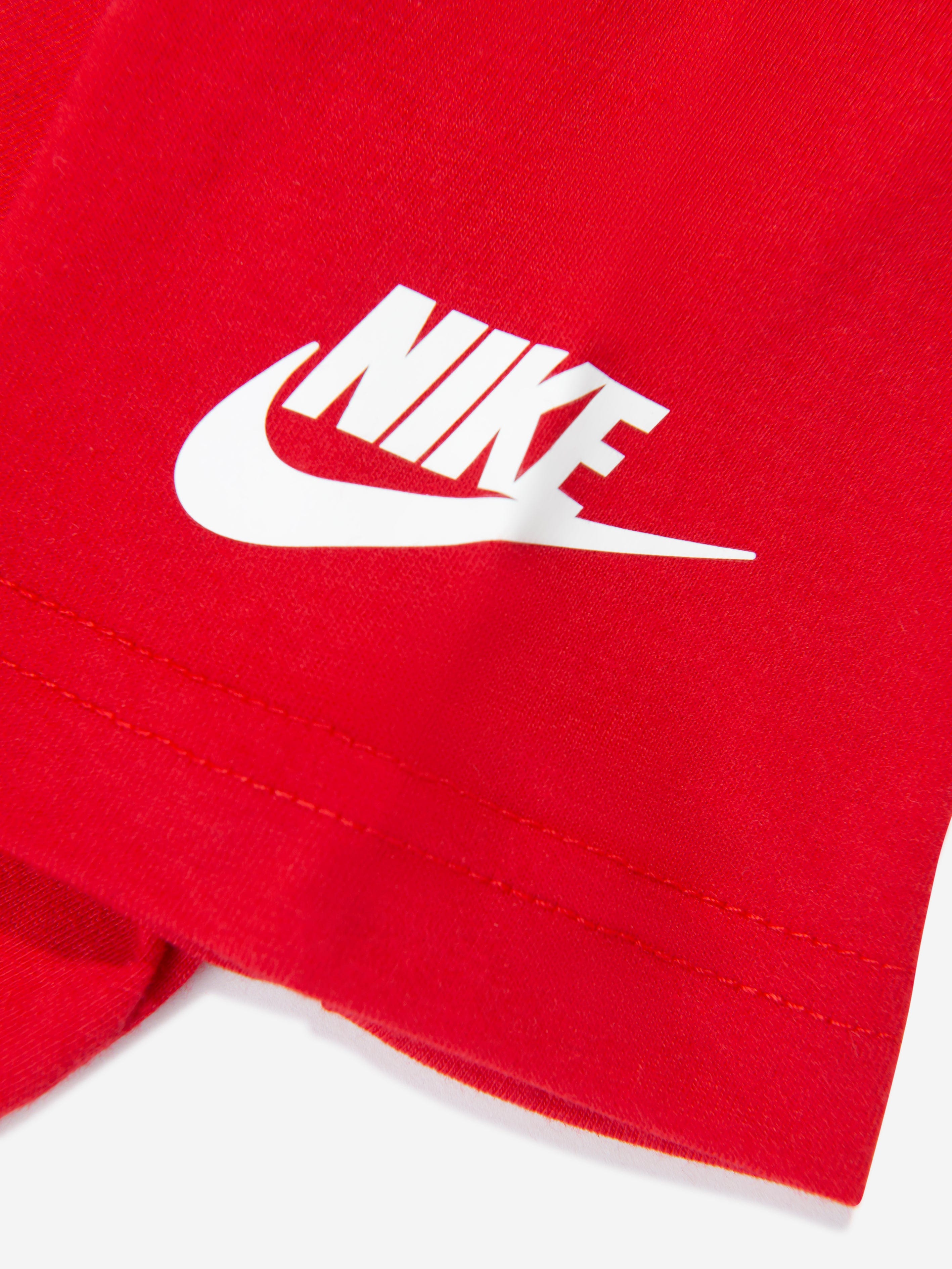 Nike Boys Futura Evergreen T-Shirt in Red